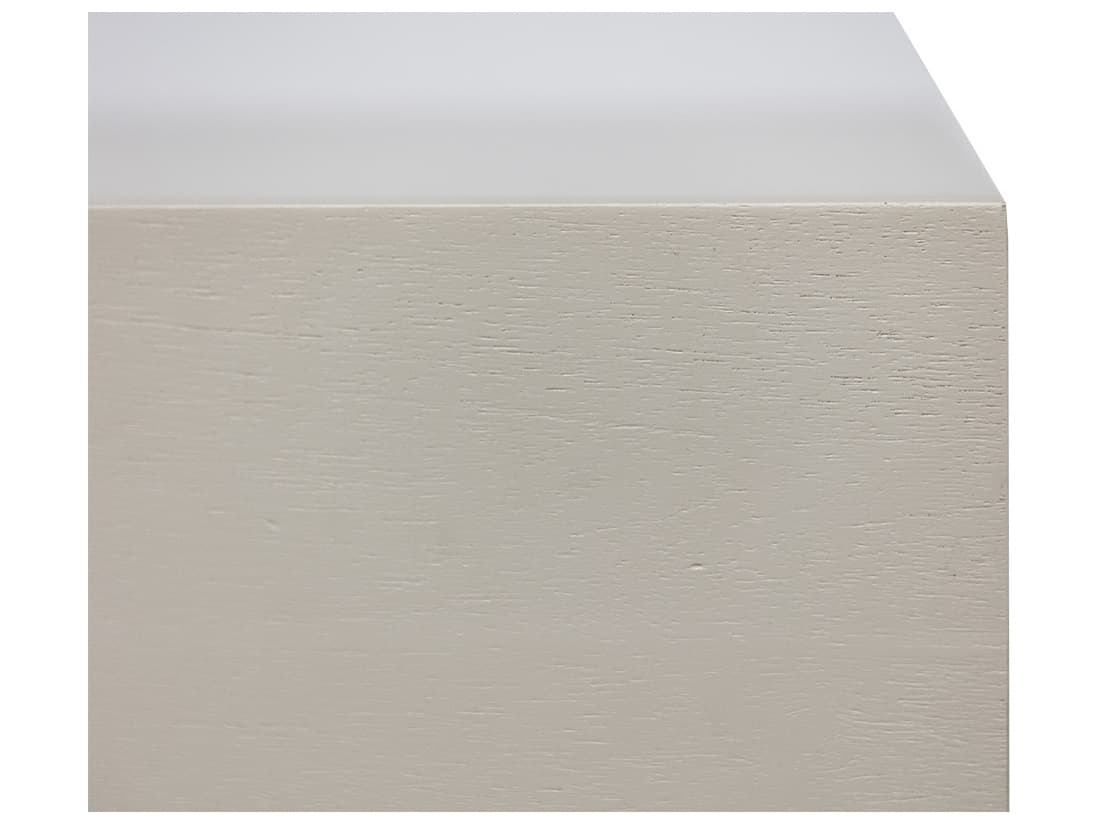 Sunpan Zenn Celine 3-Drawers White Rubberwood Dresser