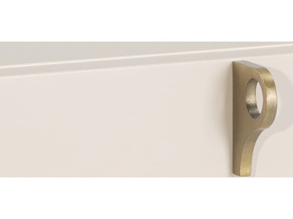 Sunpan Zenn Celine 2-Drawers White Acacia Wood Nightstand