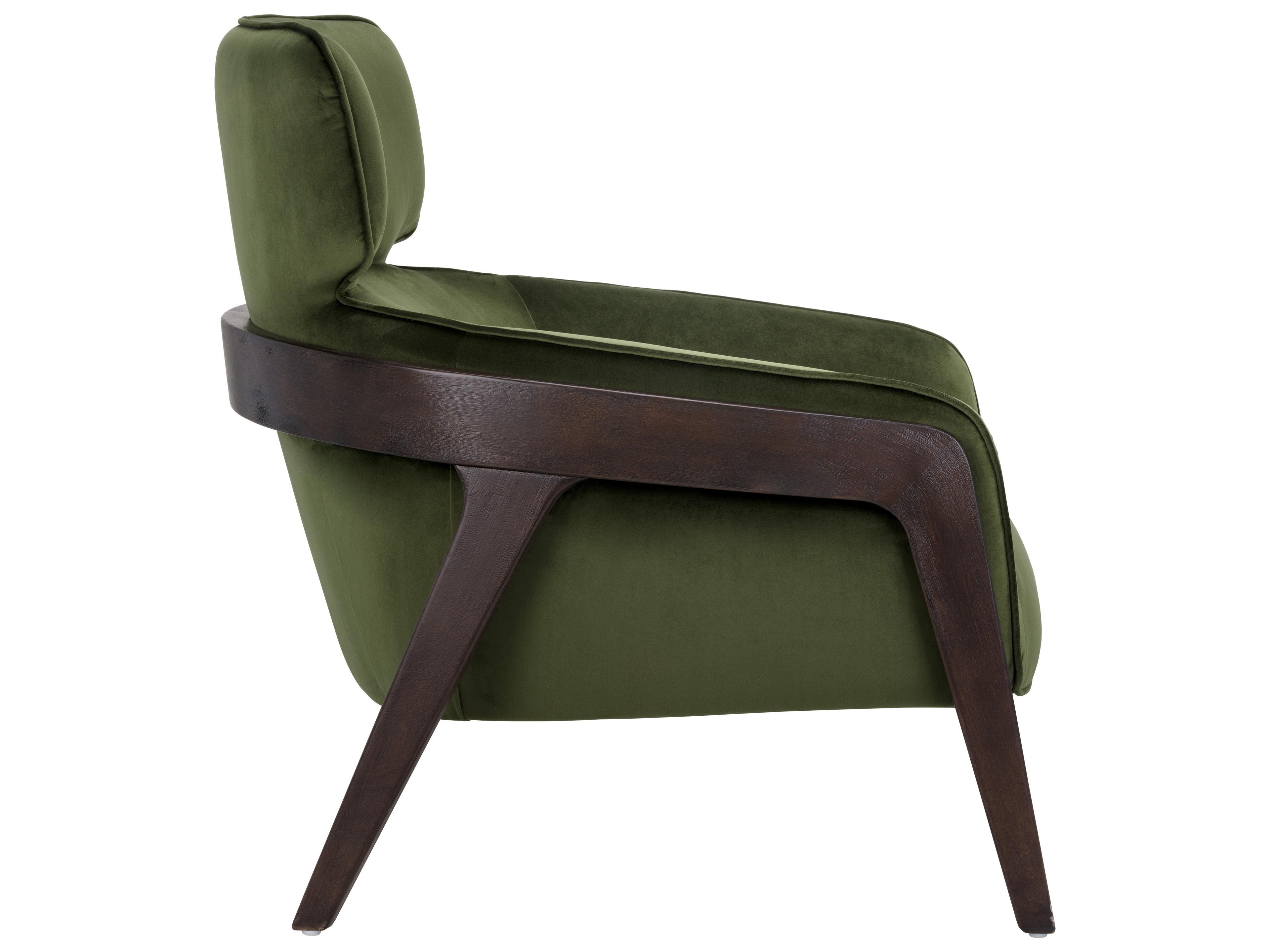 Sunpan 5west Green Fabric Accent Chair