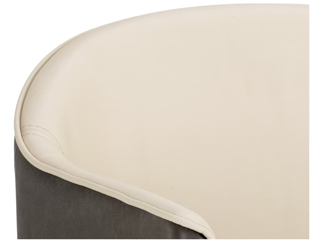 Sunpan Kylin Dining Armchair in Dillon Cream / Bravo Ash