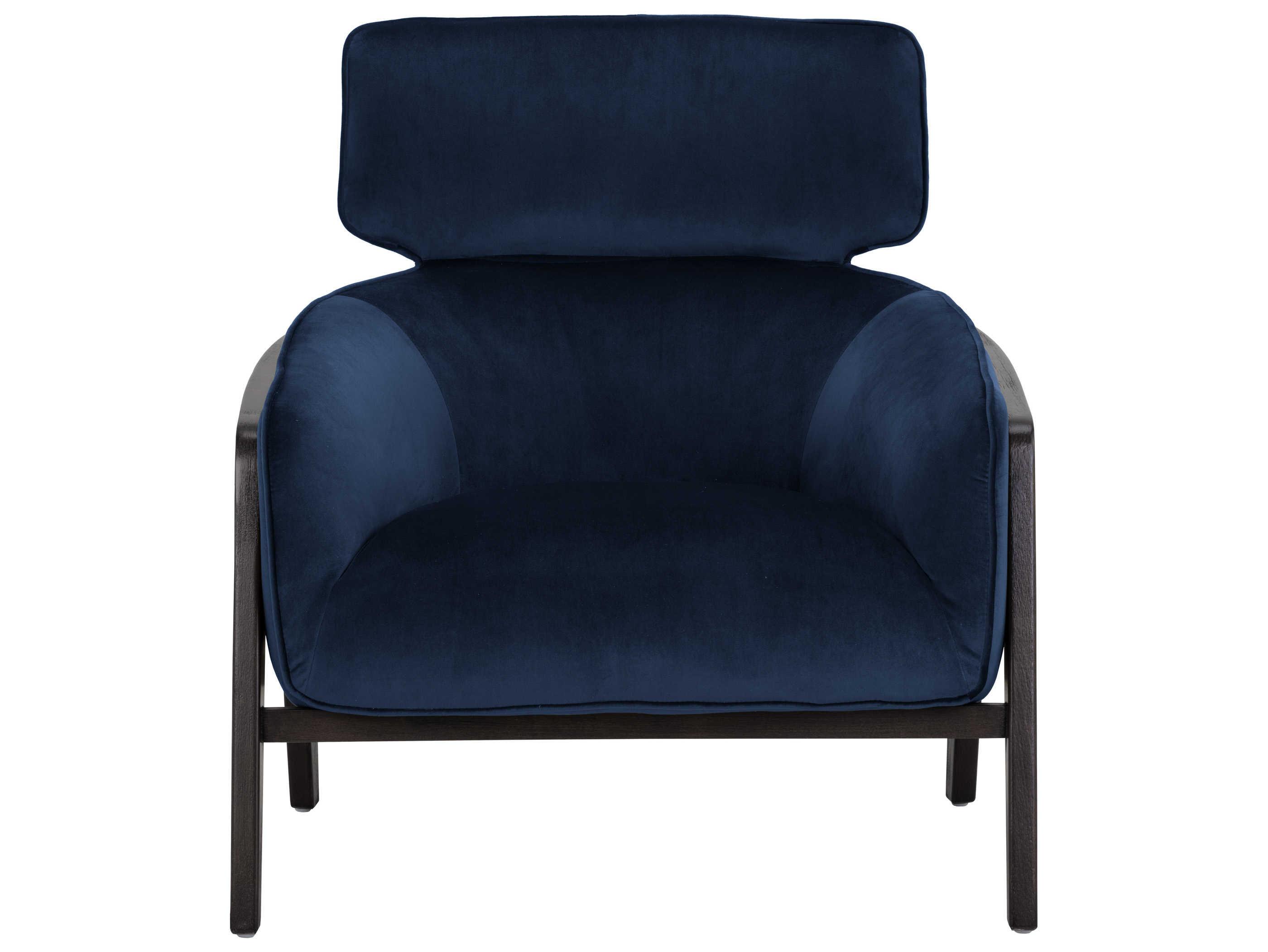 Sunpan 5west Maximus Blue Fabric Accent Chair