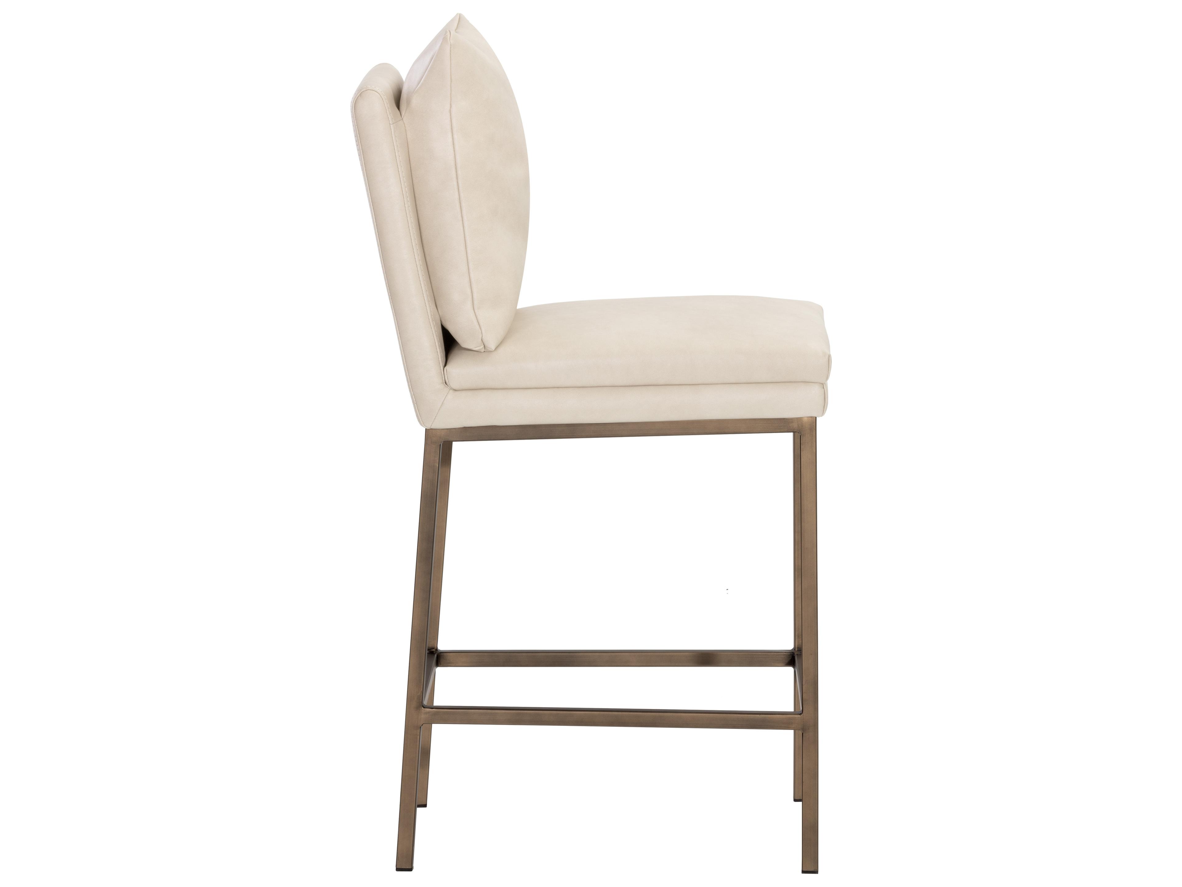 Sunpan 5west 18.25" Paige Counter Stool Bravo Cream