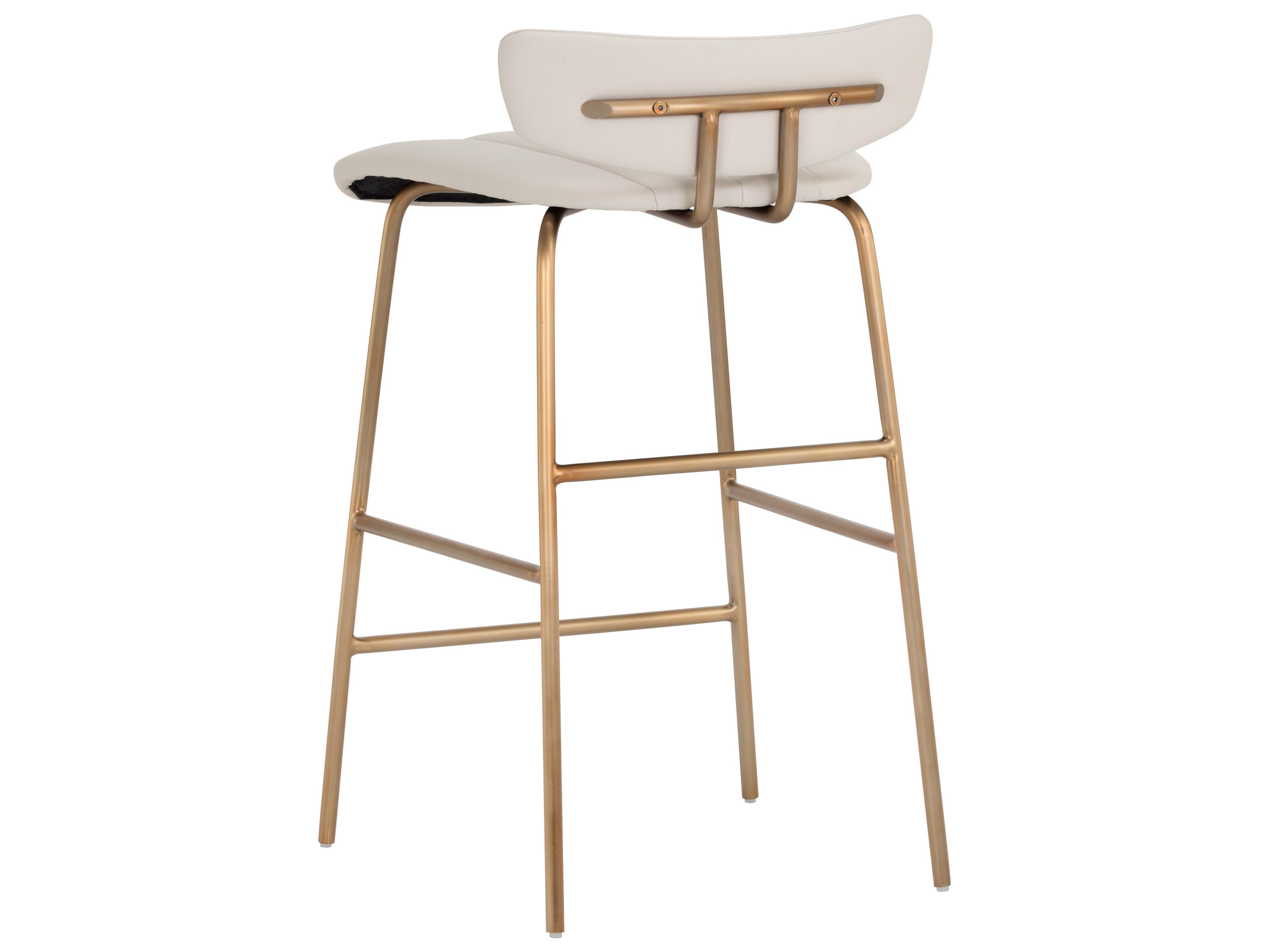 Sunpan Ikon Lorelei Dillon Cream Gold Counter Stool