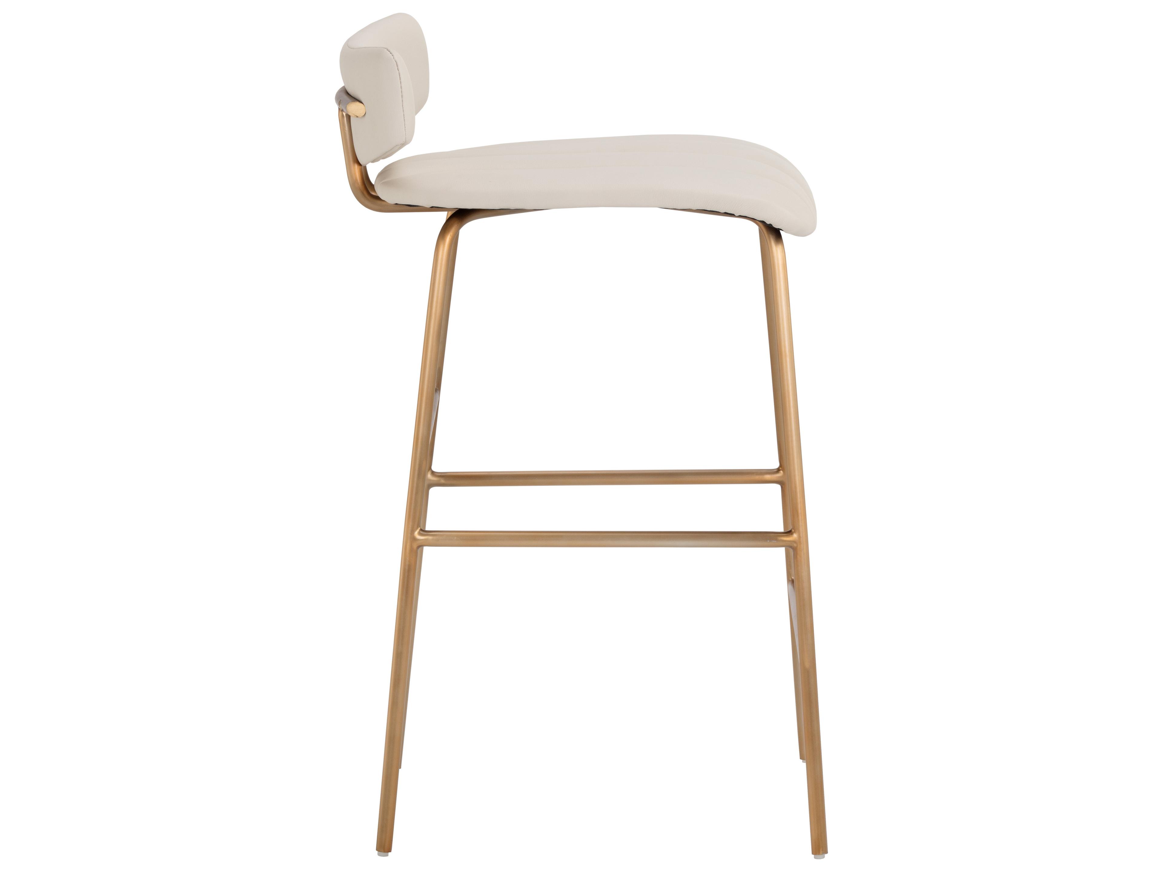 Sunpan Ikon Lorelei Dillon Cream Gold Counter Stool