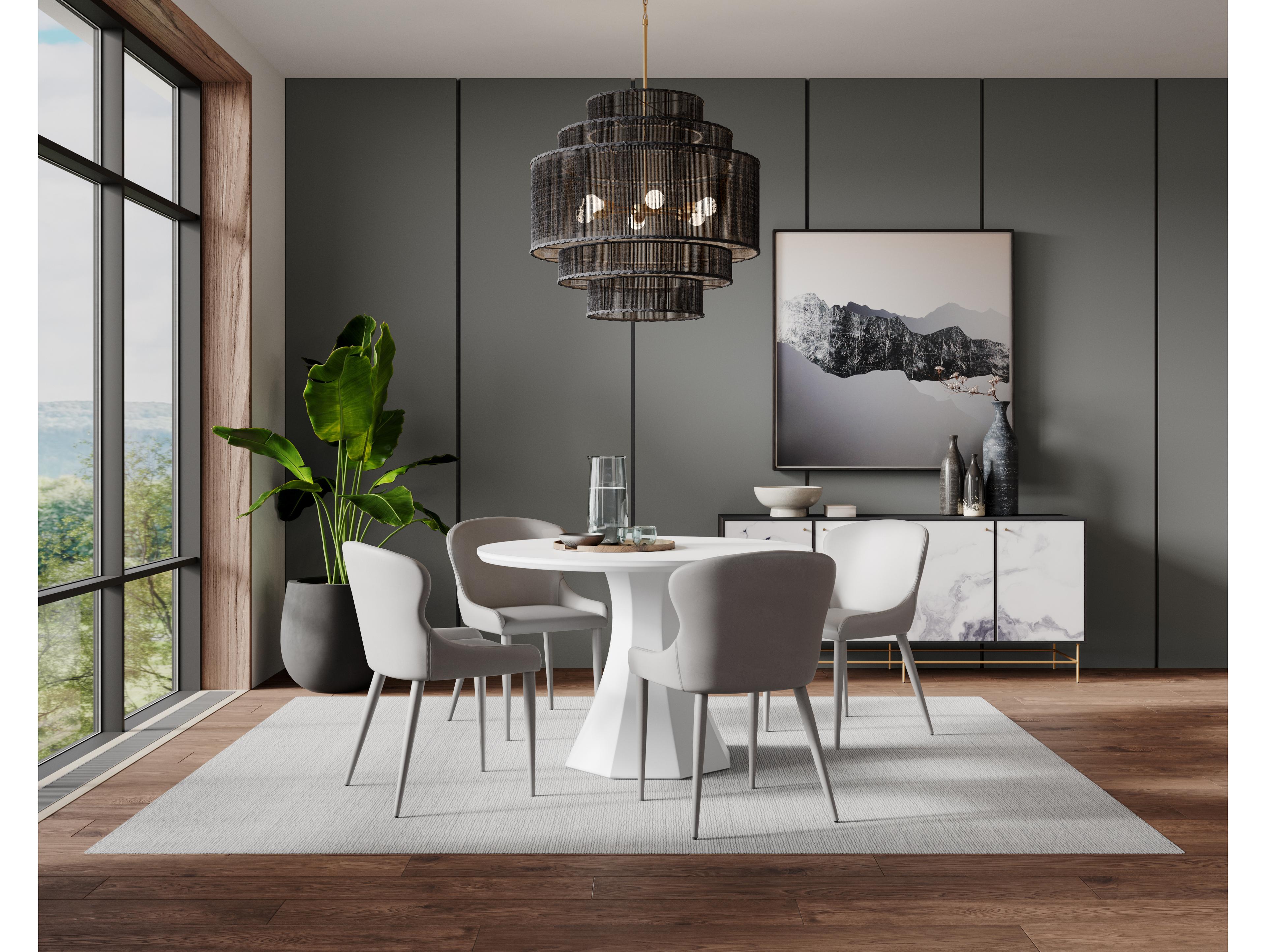 Sunpan Evora Dining Chair in Dillon Stratus