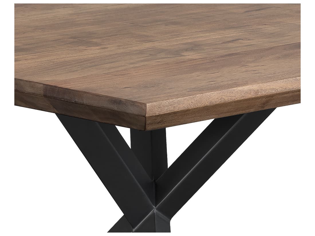 Sunpan Lark Rectangular Wood Black Dining Table