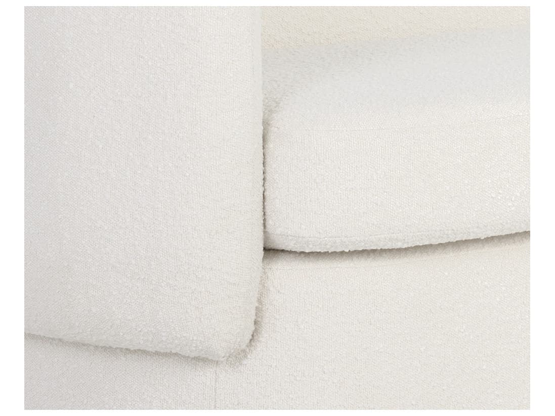 Sunpan Valence Maya White Upholstered Sofa