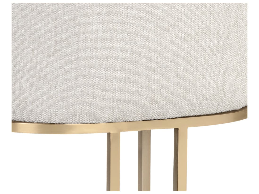 Sunpan Rayla Beige Upholstered Side Dining Chair