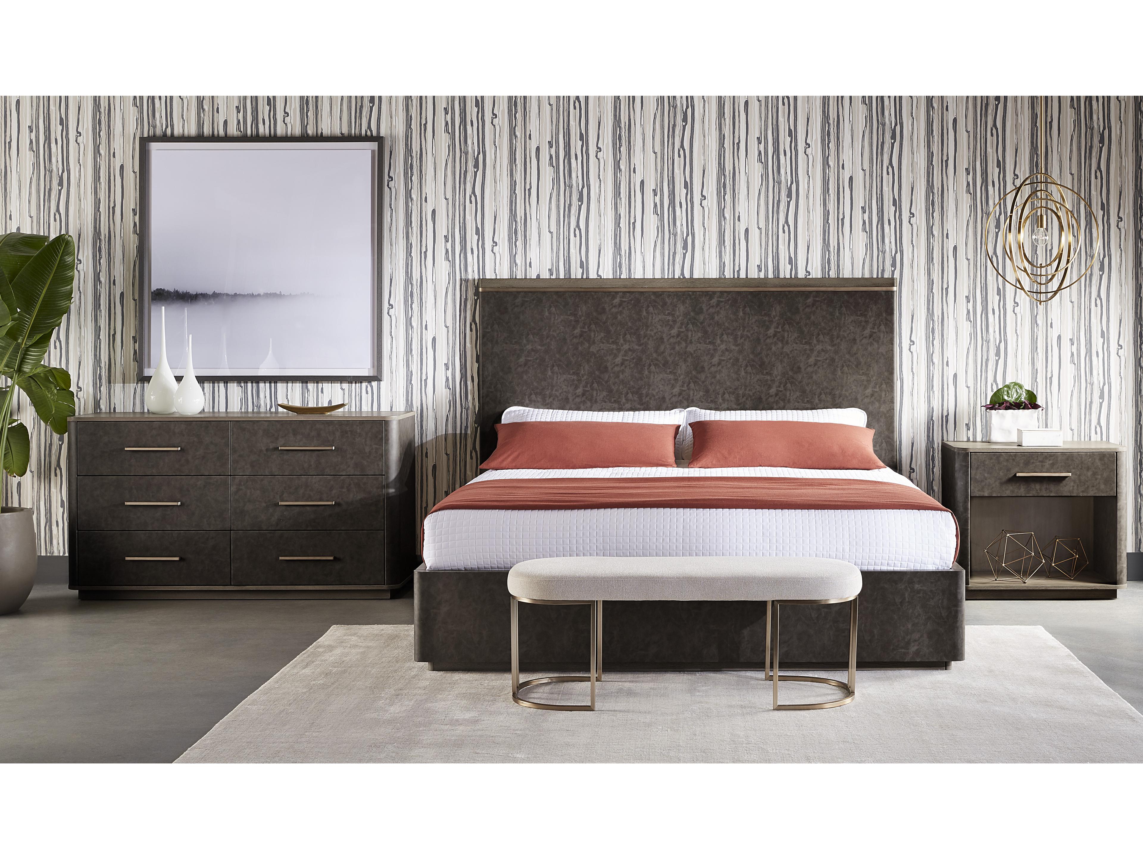 Sunpan Rayla Belfast Oatmeal Beige Upholstered Accent Bench