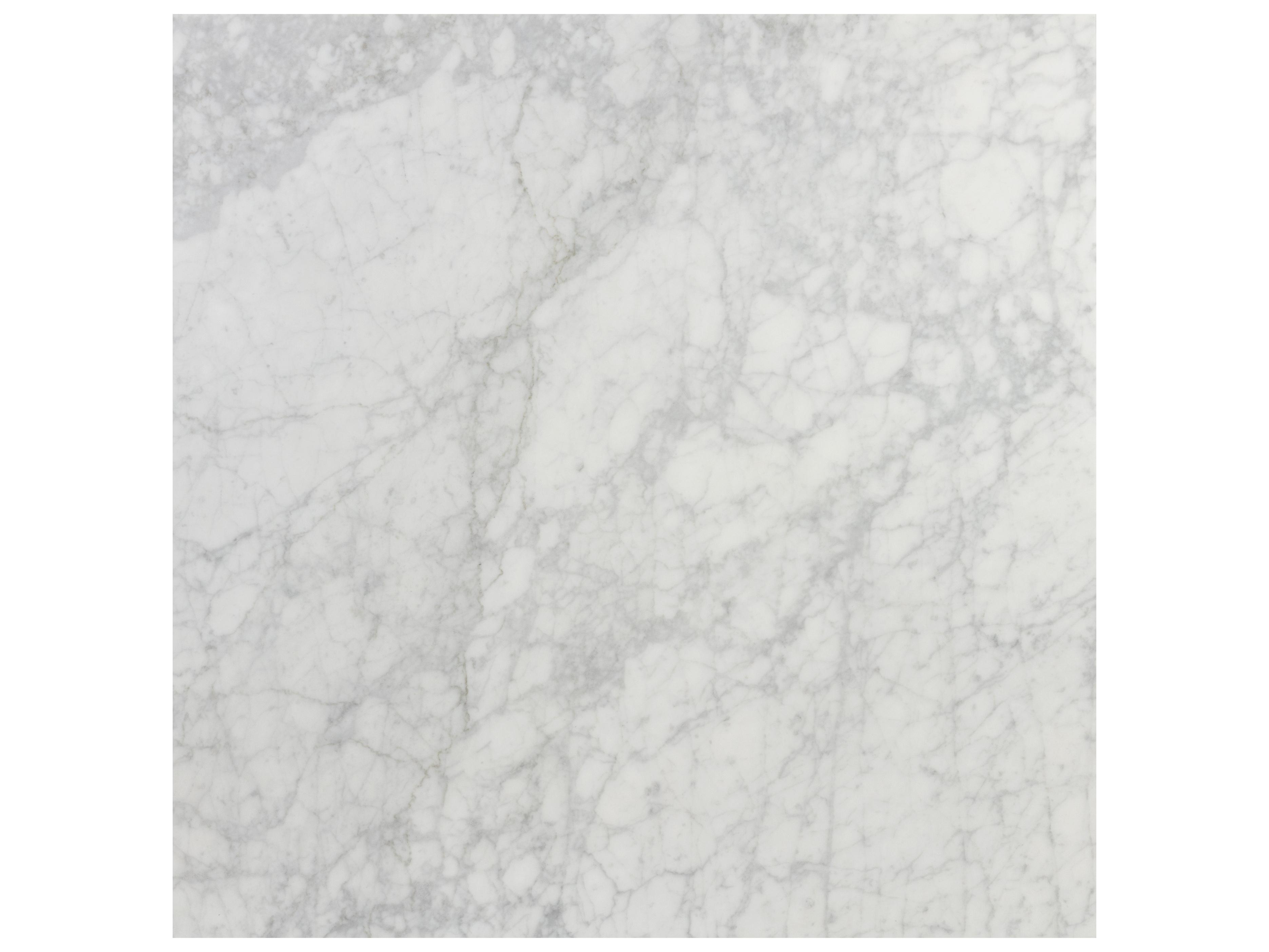 Sunpan Ikon Enco Square Marble White Antique Bronze Dining Table