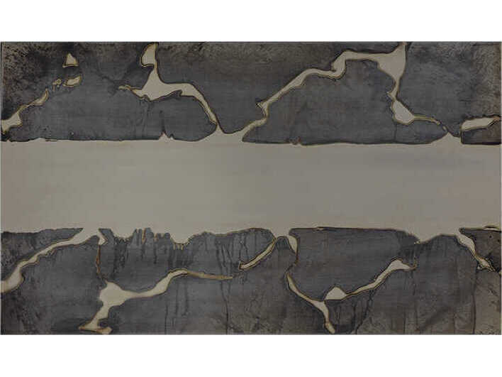 Sunpan Toreno Rectangular Metal Antique Brass Coffee Table