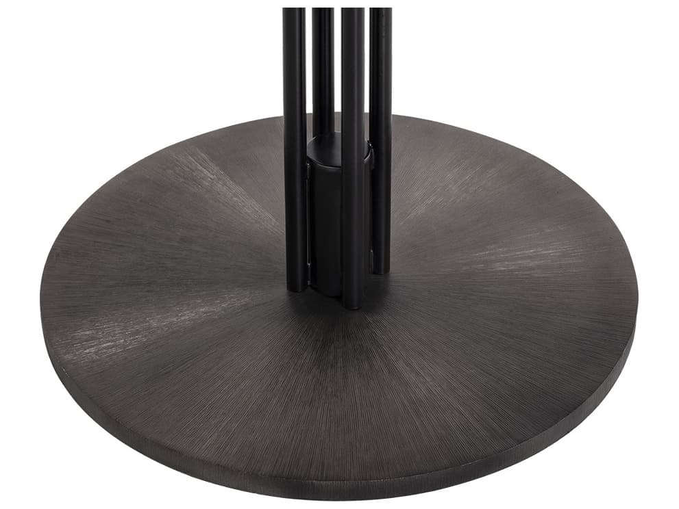 Sunpan Terry Square Gunmetal Black Dining Table