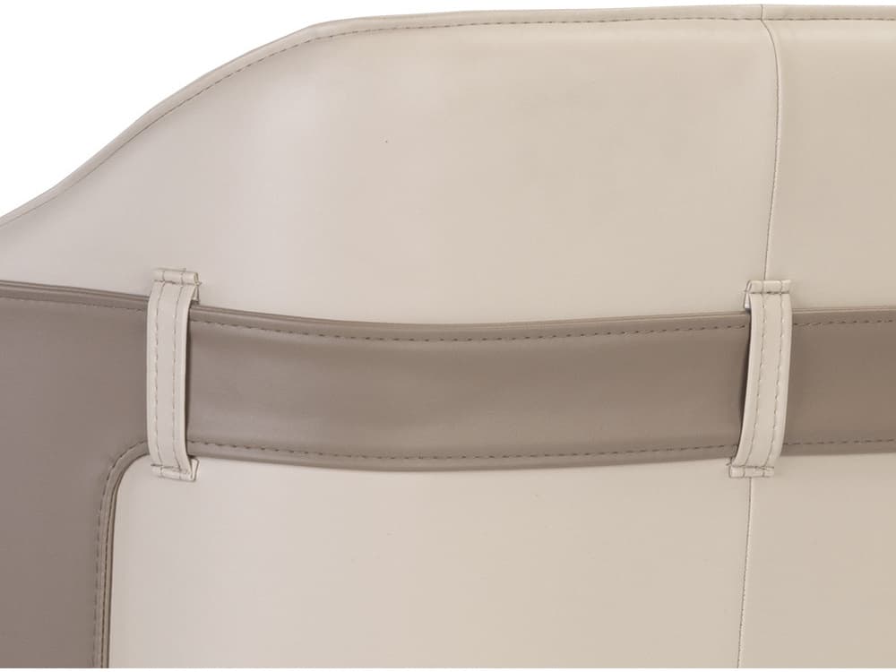 Sunpan Ikon Carter Napa Beige Tan Black Counter Stool