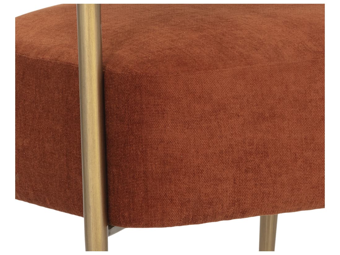 Sunpan Maestro Orange Accent Chair