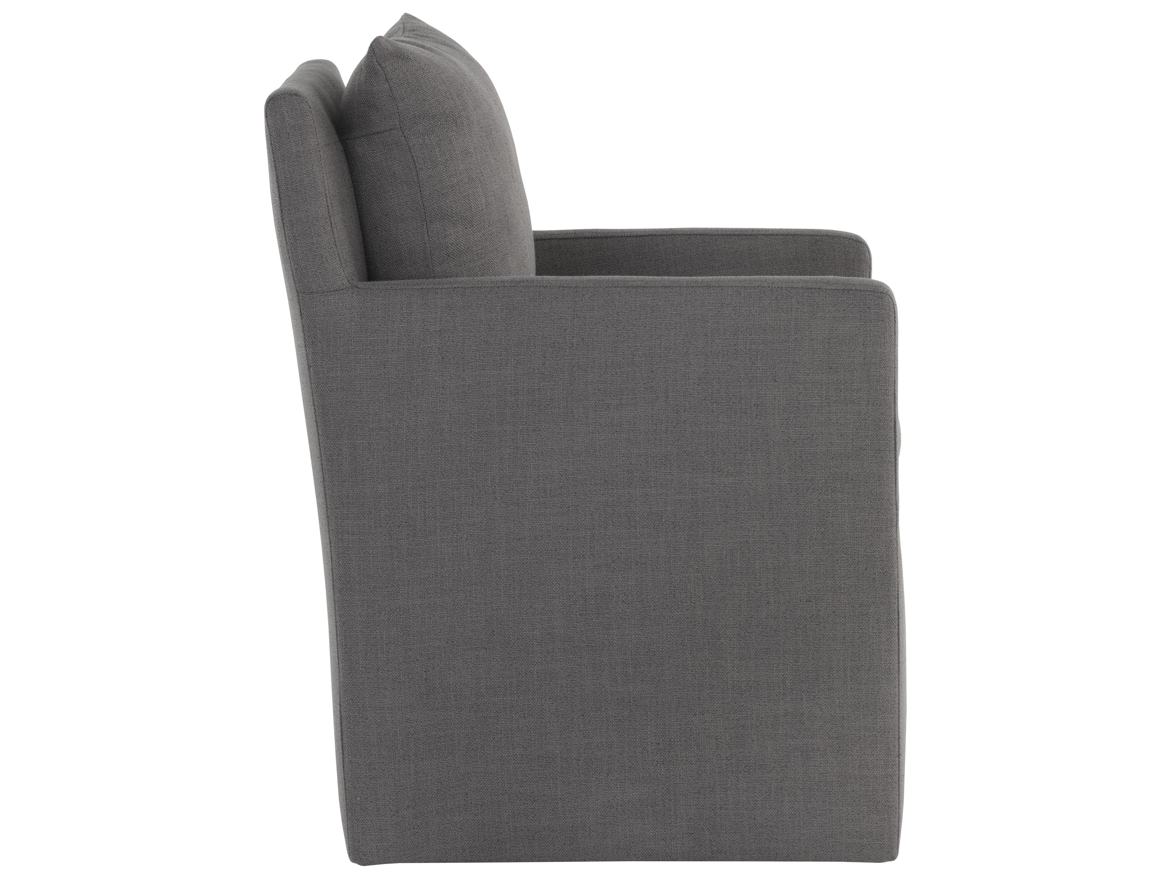 Sunpan 5west Glenrose Gray Upholstered Arm Dining Chair