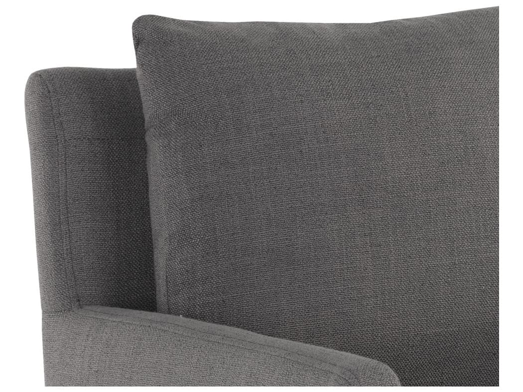 Sunpan 5west Glenrose Gray Upholstered Arm Dining Chair