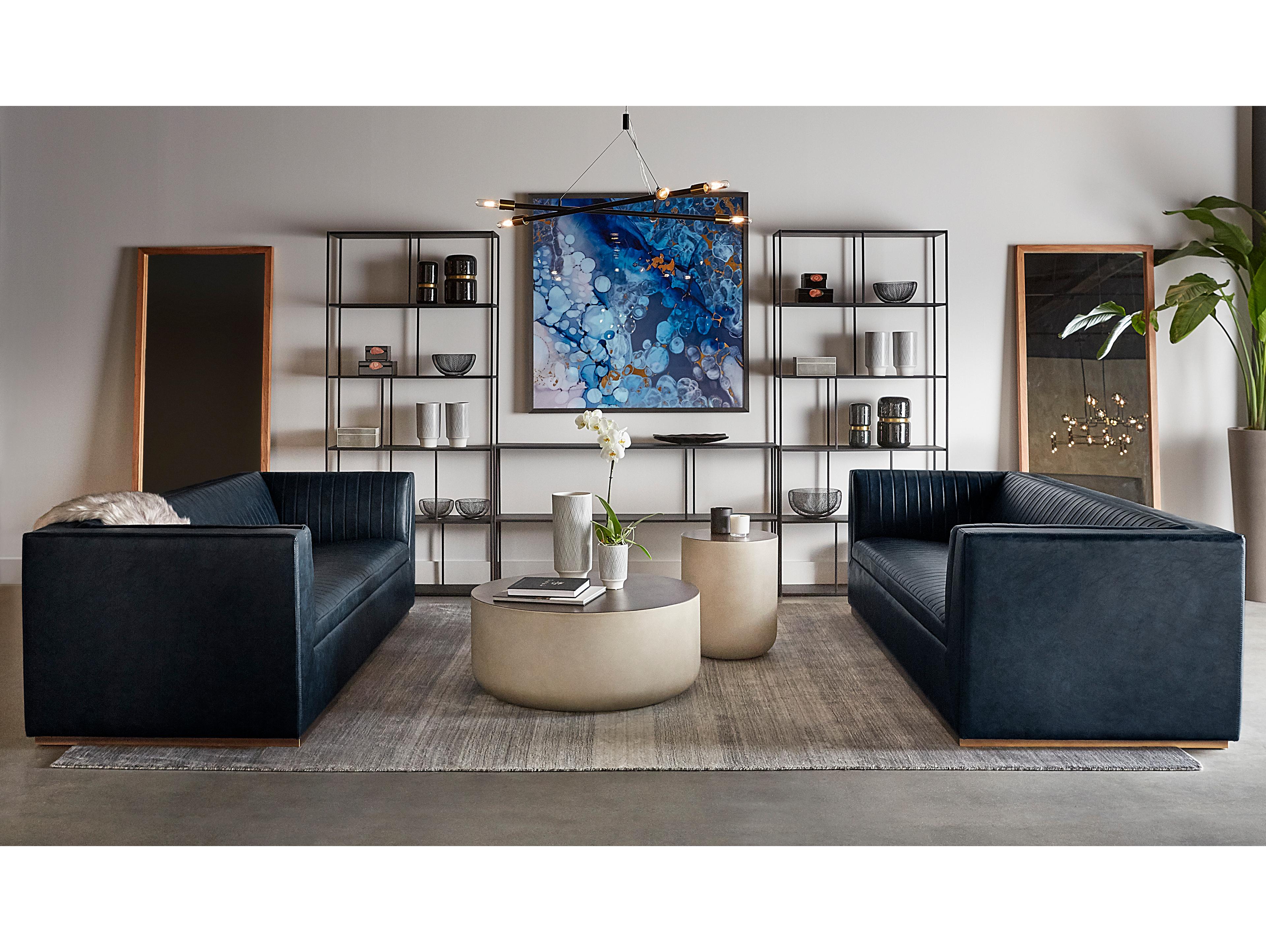 Sunpan Mixt Matte Black Bookcase