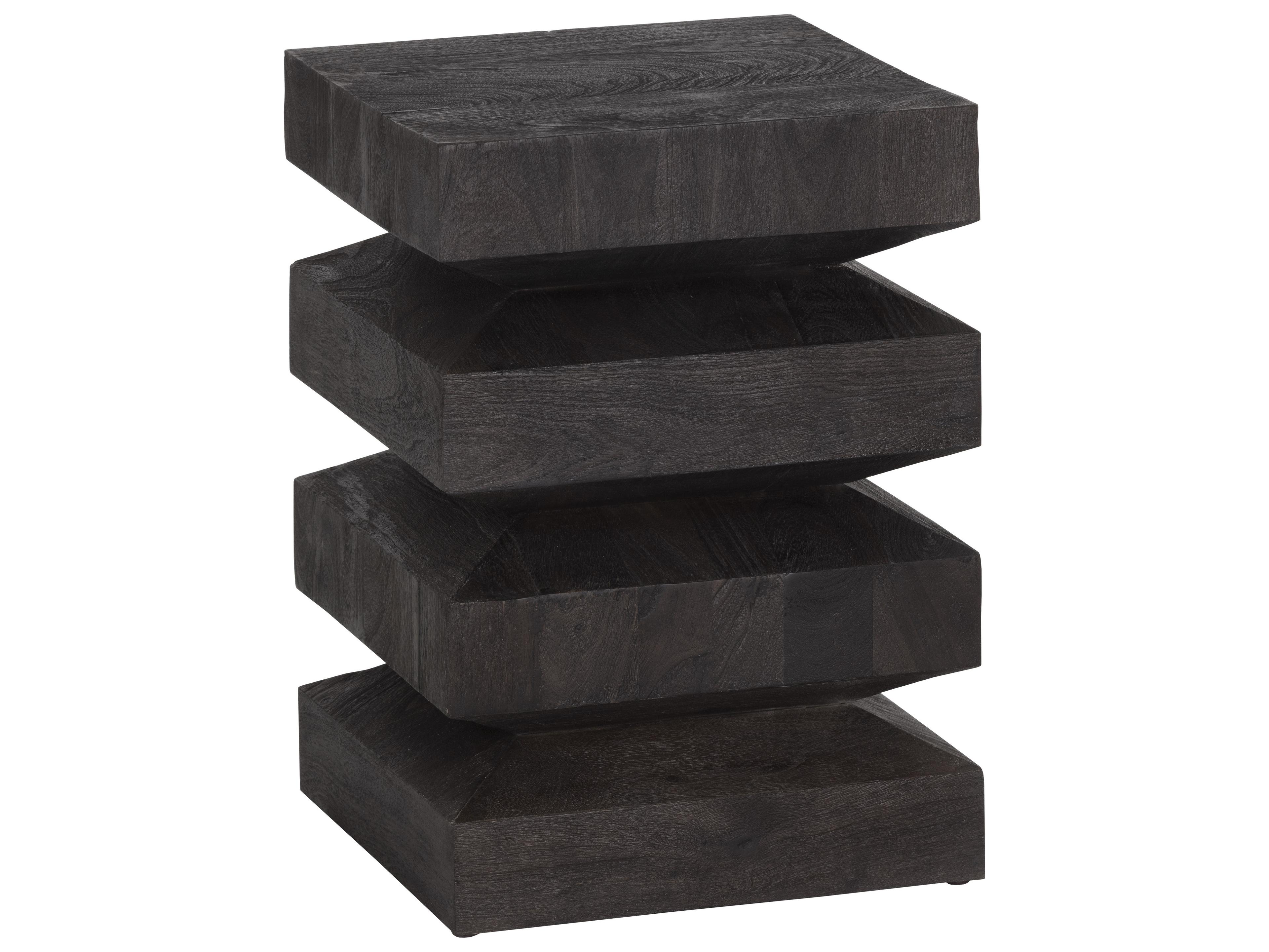 Sunpan Cormac Square Wood Brushed End Table