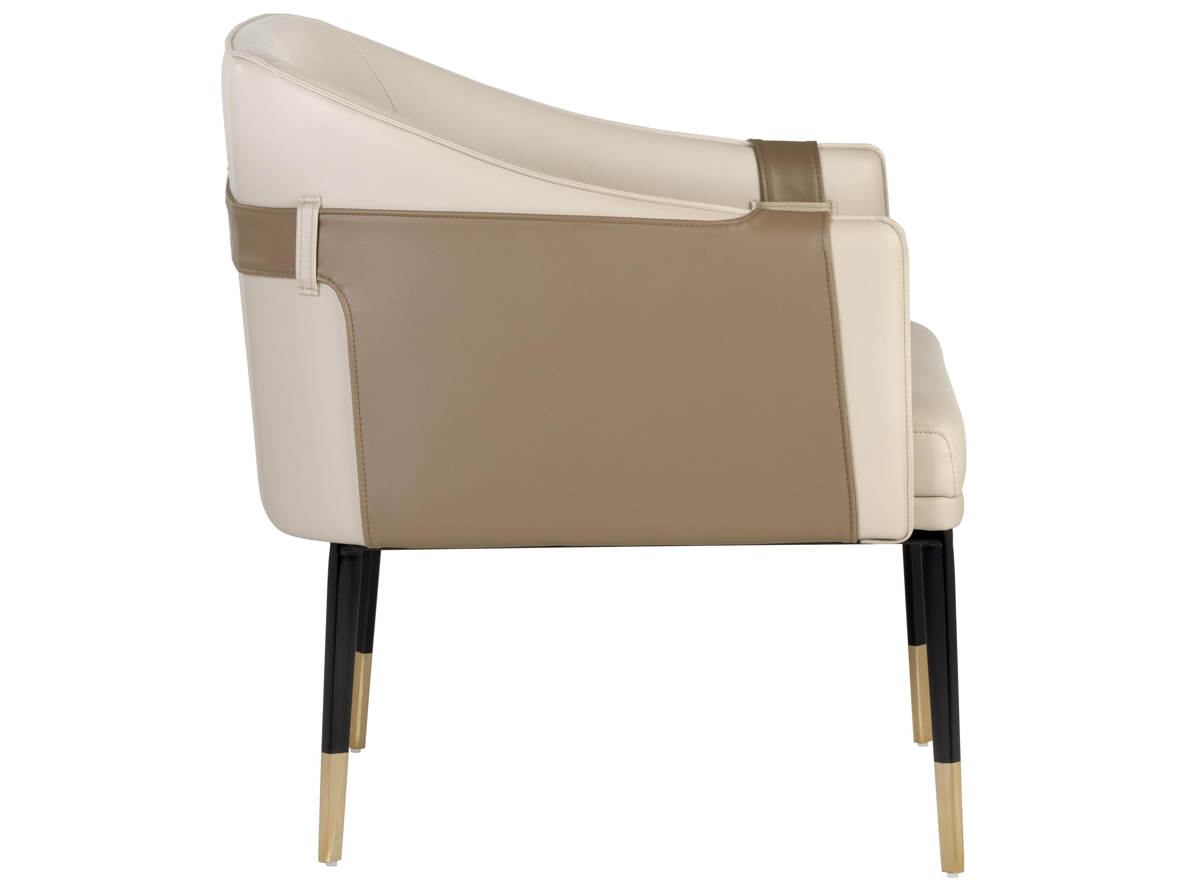 Sunpan Ikon Carter Beige Accent Chair