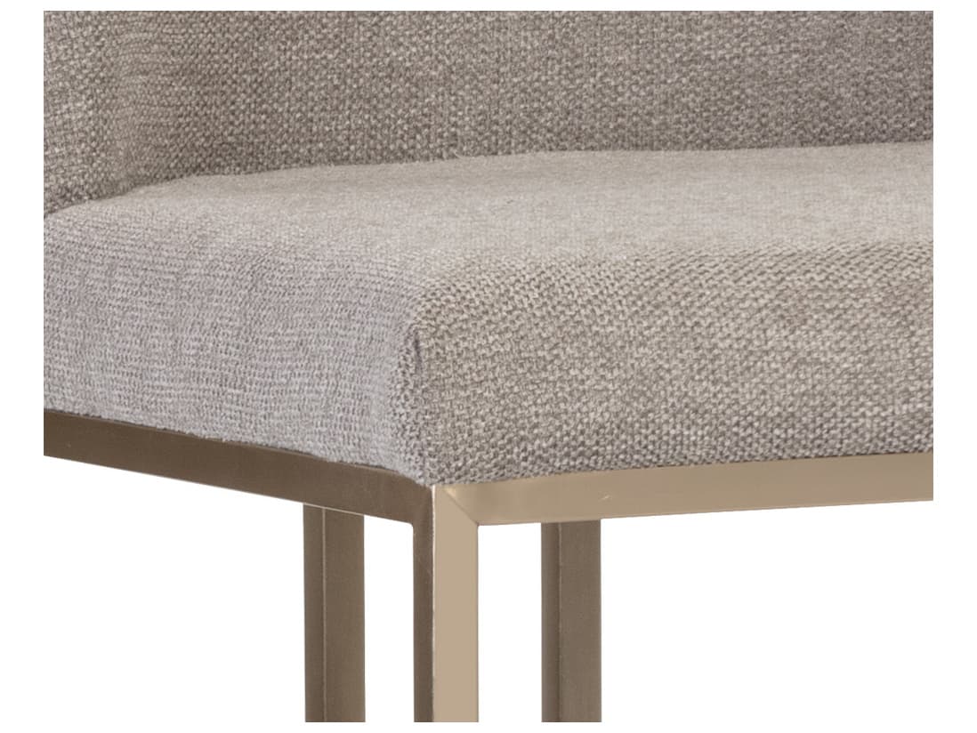 Sunpan Rayla Gray Upholstered Side Dining Chair