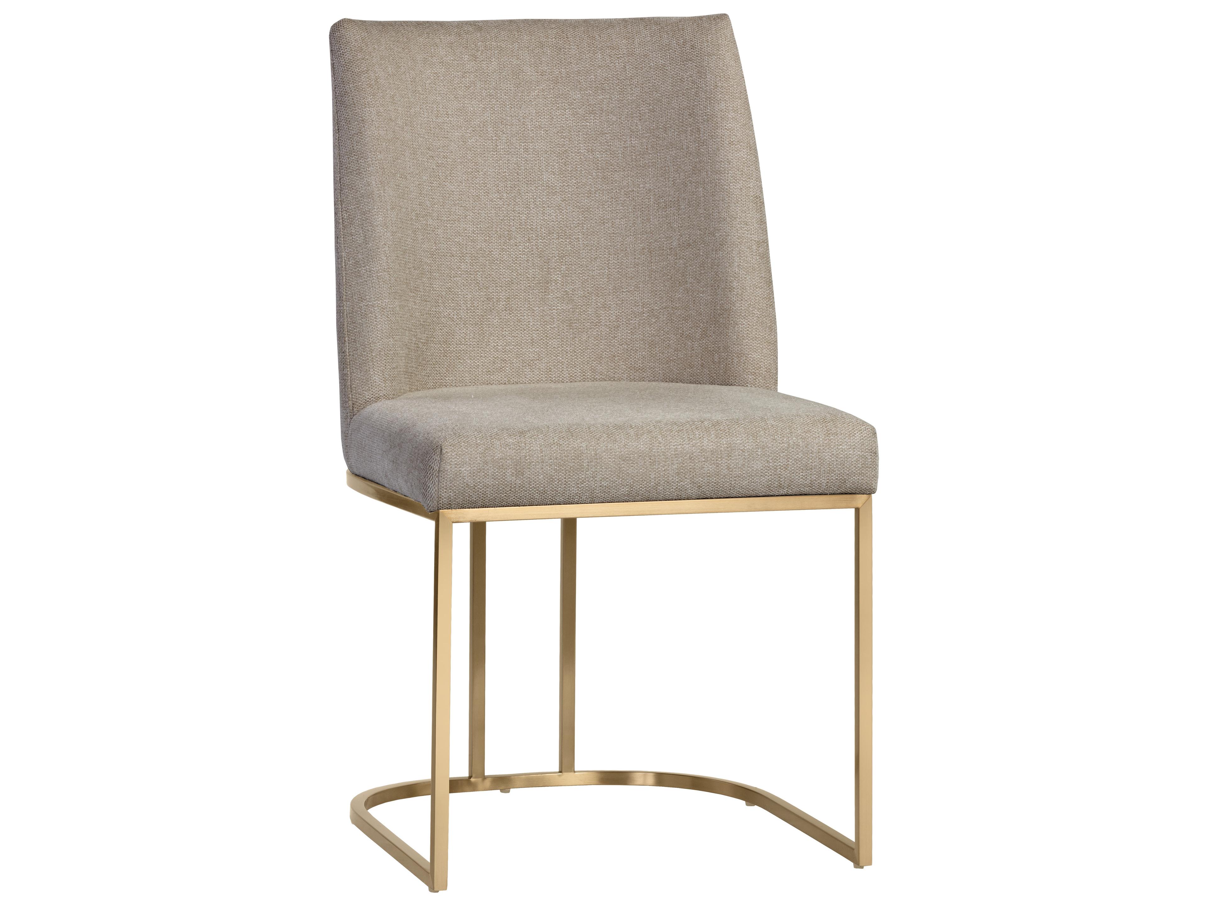 Sunpan Rayla Gray Upholstered Side Dining Chair