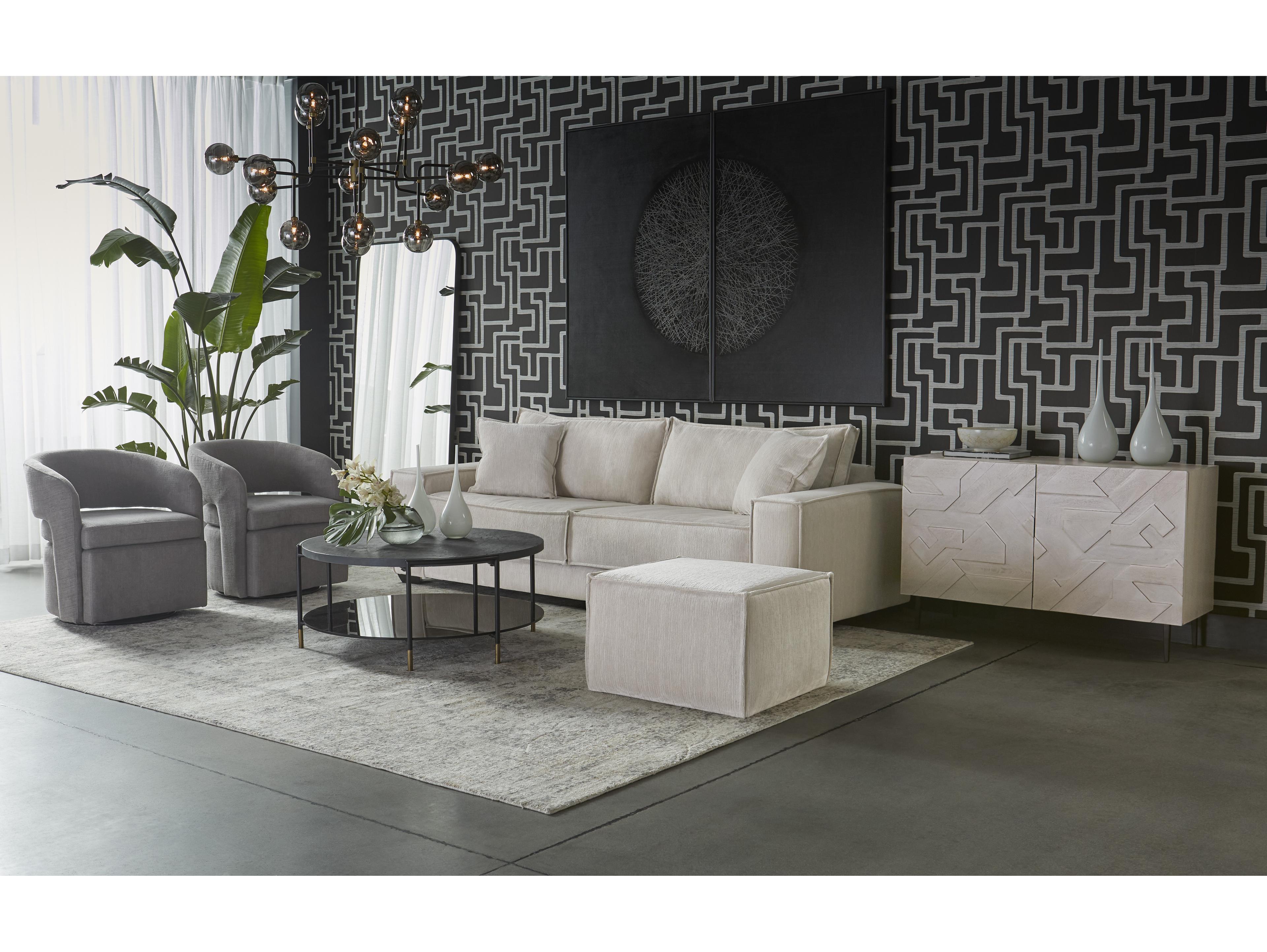 Sunpan Calabasas Rectangular Floor Mirror