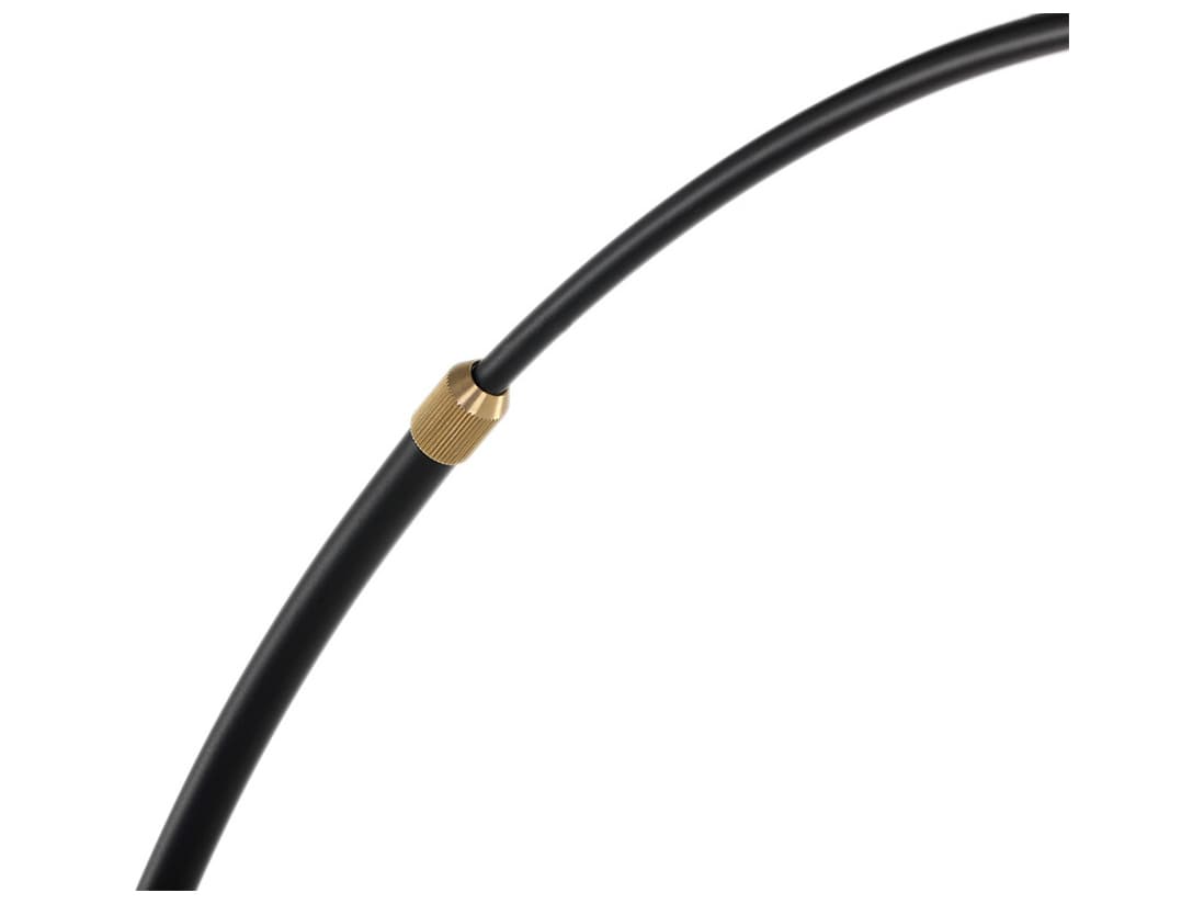 Sunpan Vern Black Floor Lamp