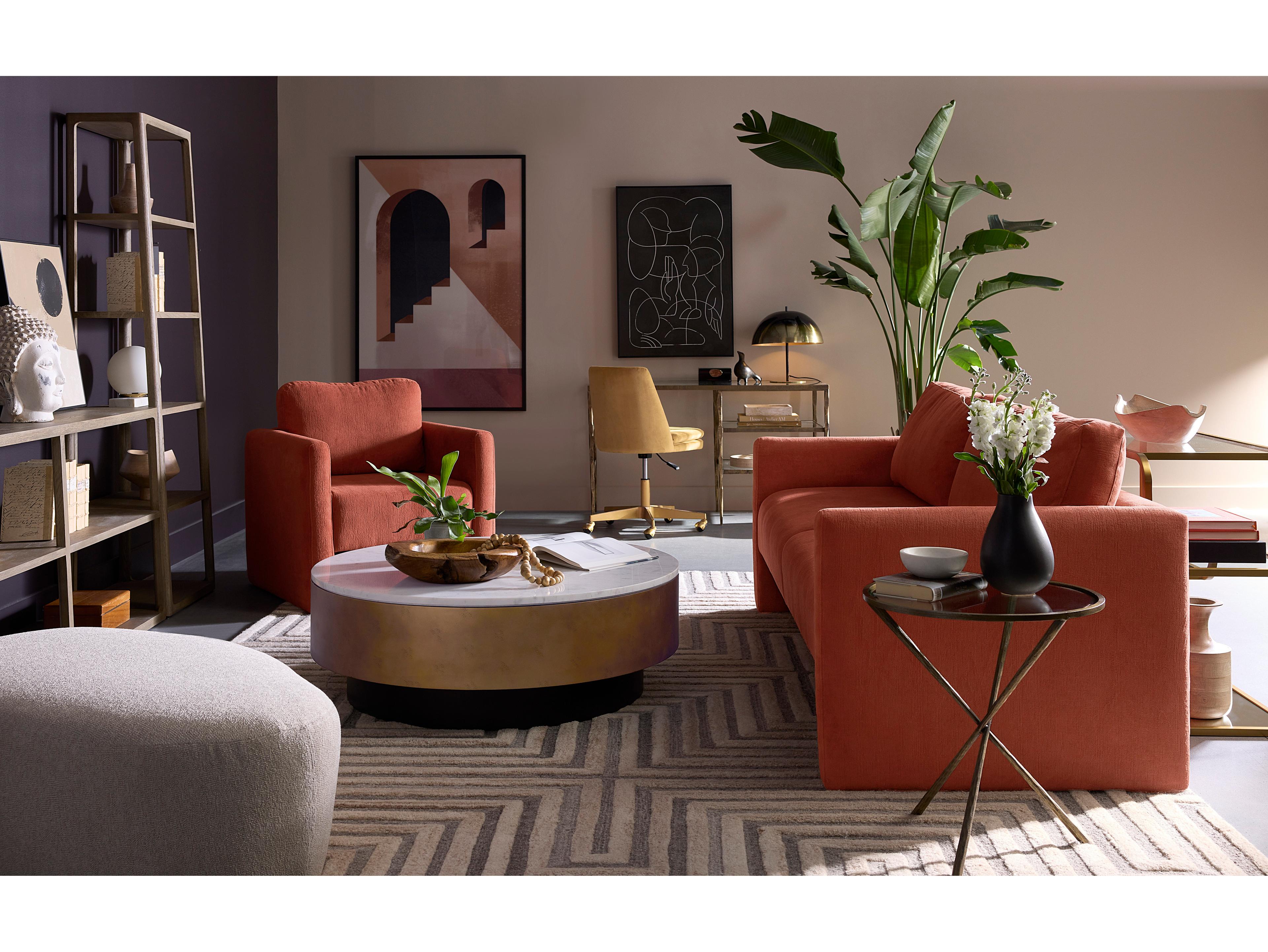 Sunpan Bruna Gold Writing Desk