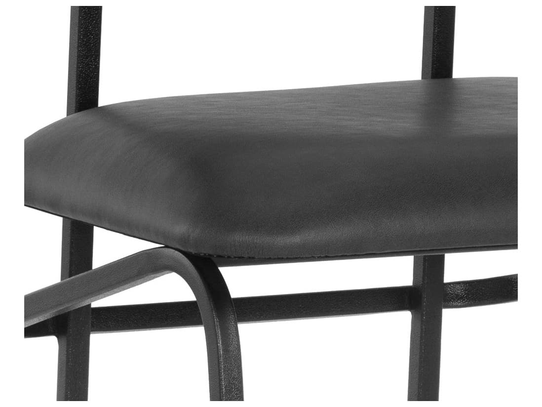 Sunpan Gibbons Dark Grey Black Bar Stool
