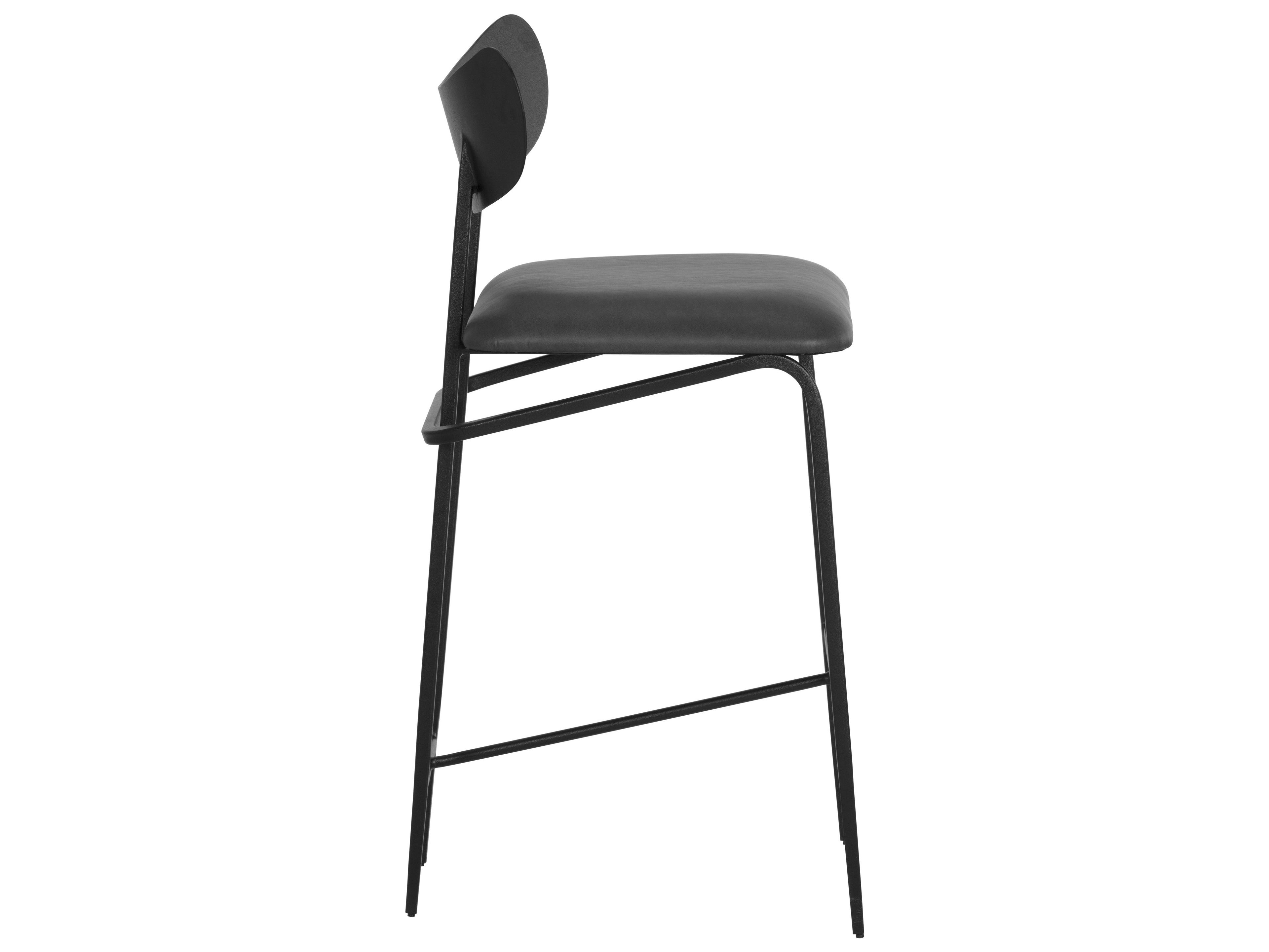 Sunpan Gibbons Dark Grey Black Counter Stool
