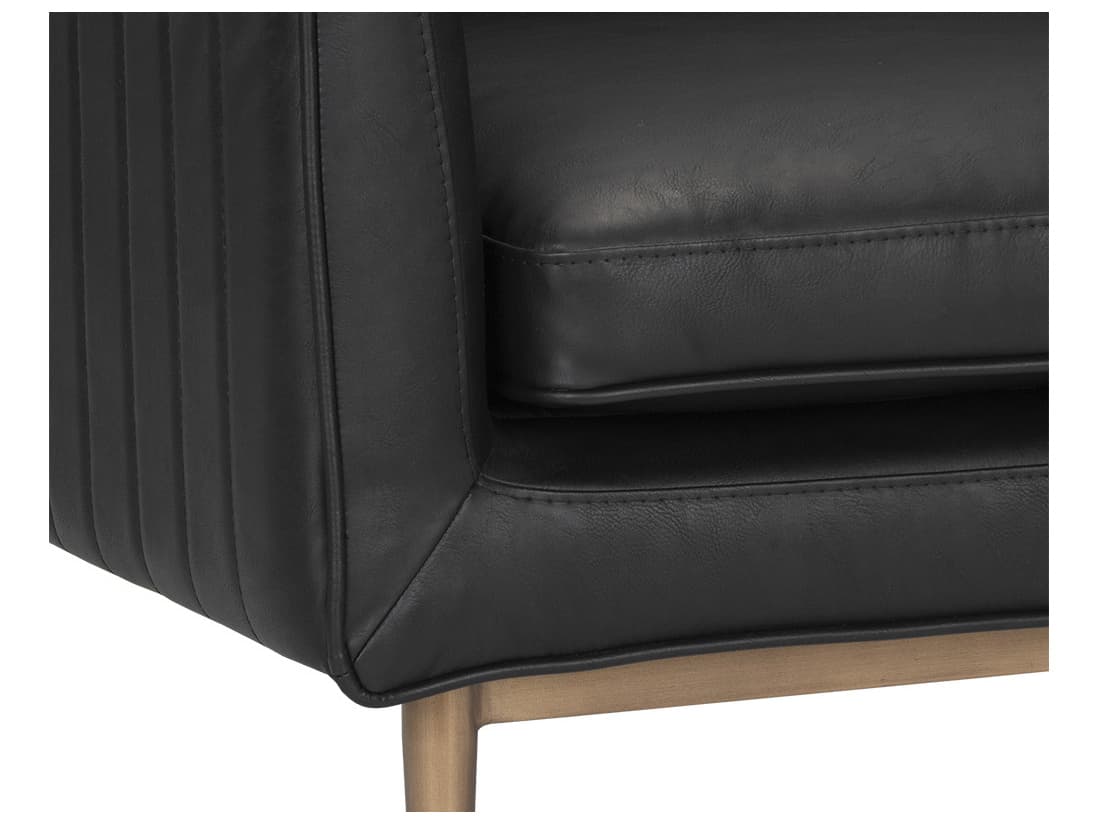 Sunpan Irongate Batavia Black Accent Chair