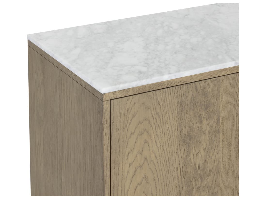 Sunpan Briar 78.75" Briar Sideboard Weathered Oak