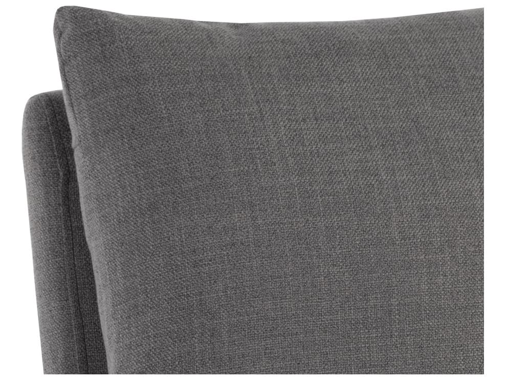 Sunpan 5west Glenrose Gray Upholstered Side Dining Chair