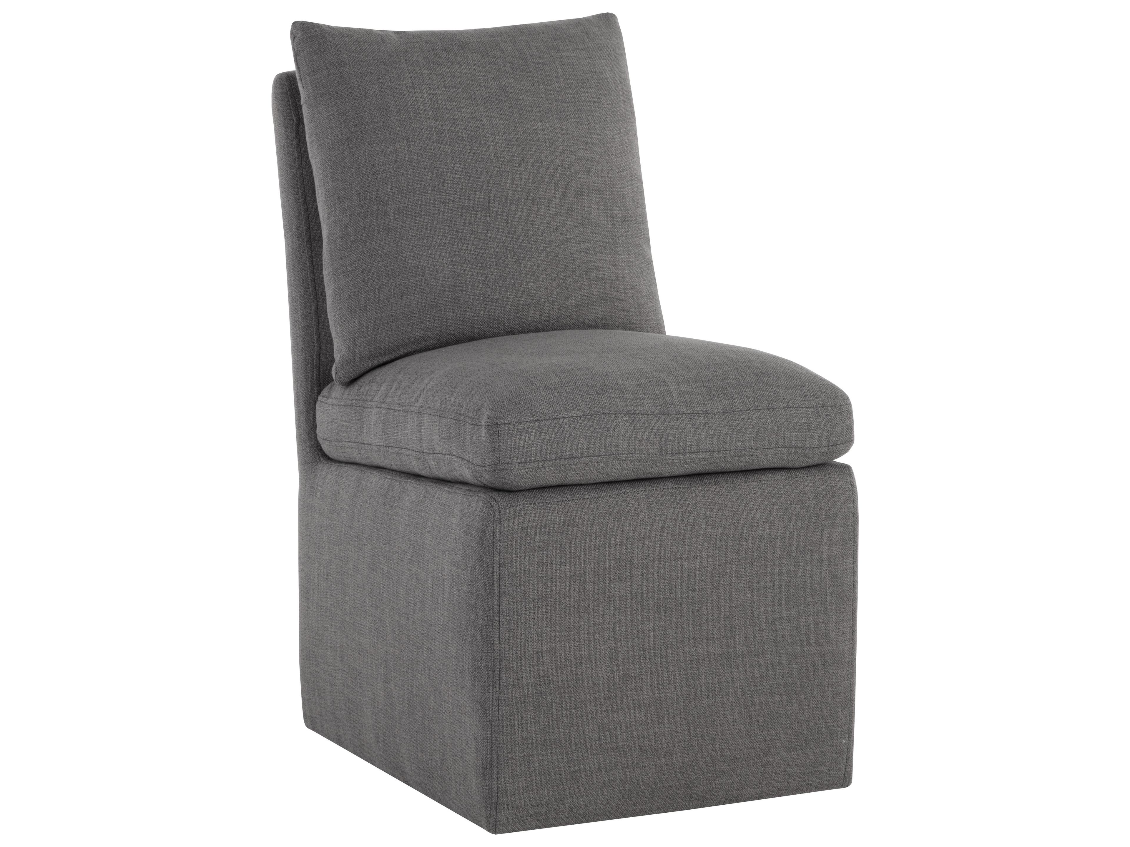 Sunpan 5west Glenrose Gray Upholstered Side Dining Chair