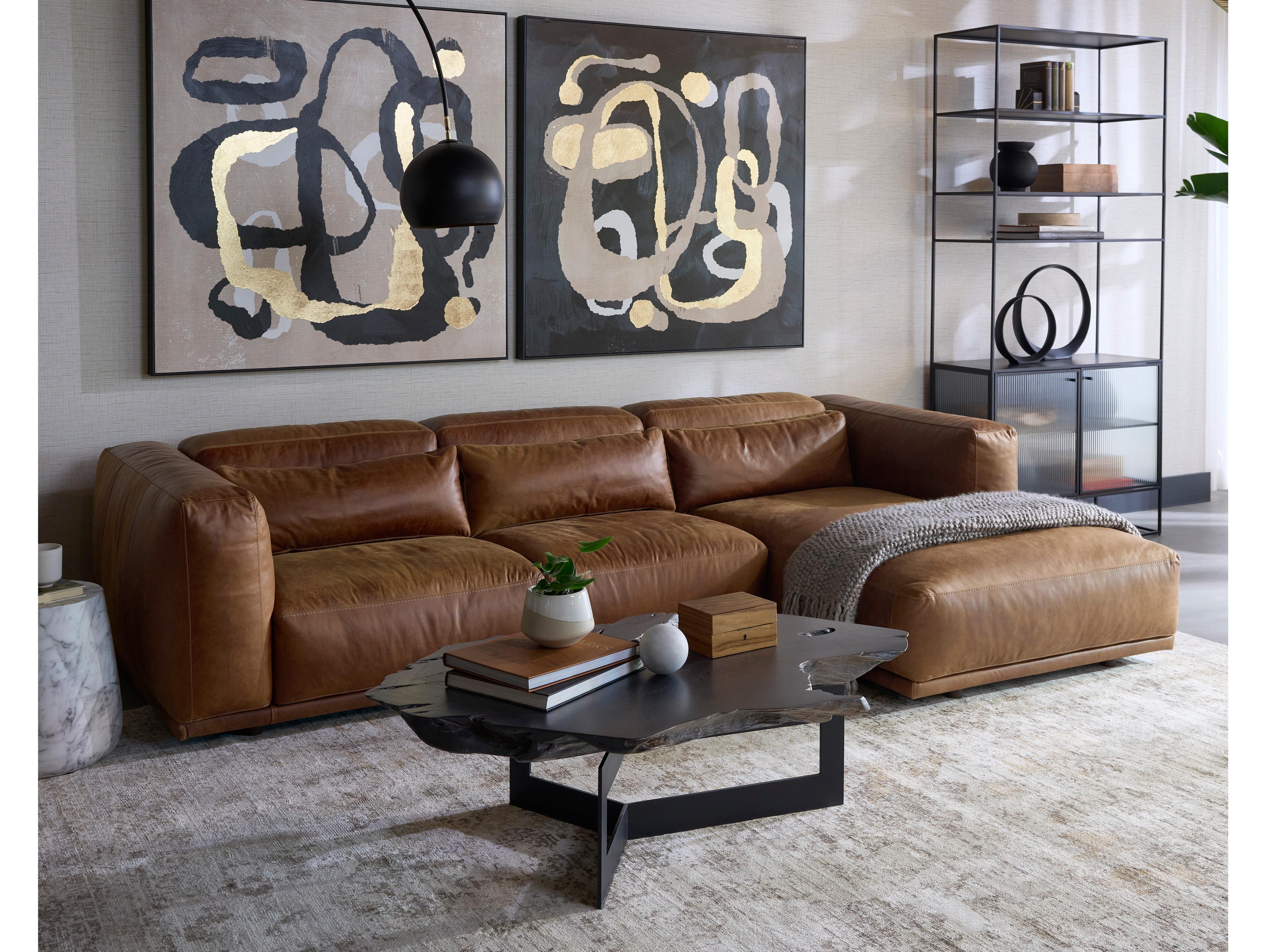 Sunpan Parsons Clear Matte Black Bookcase