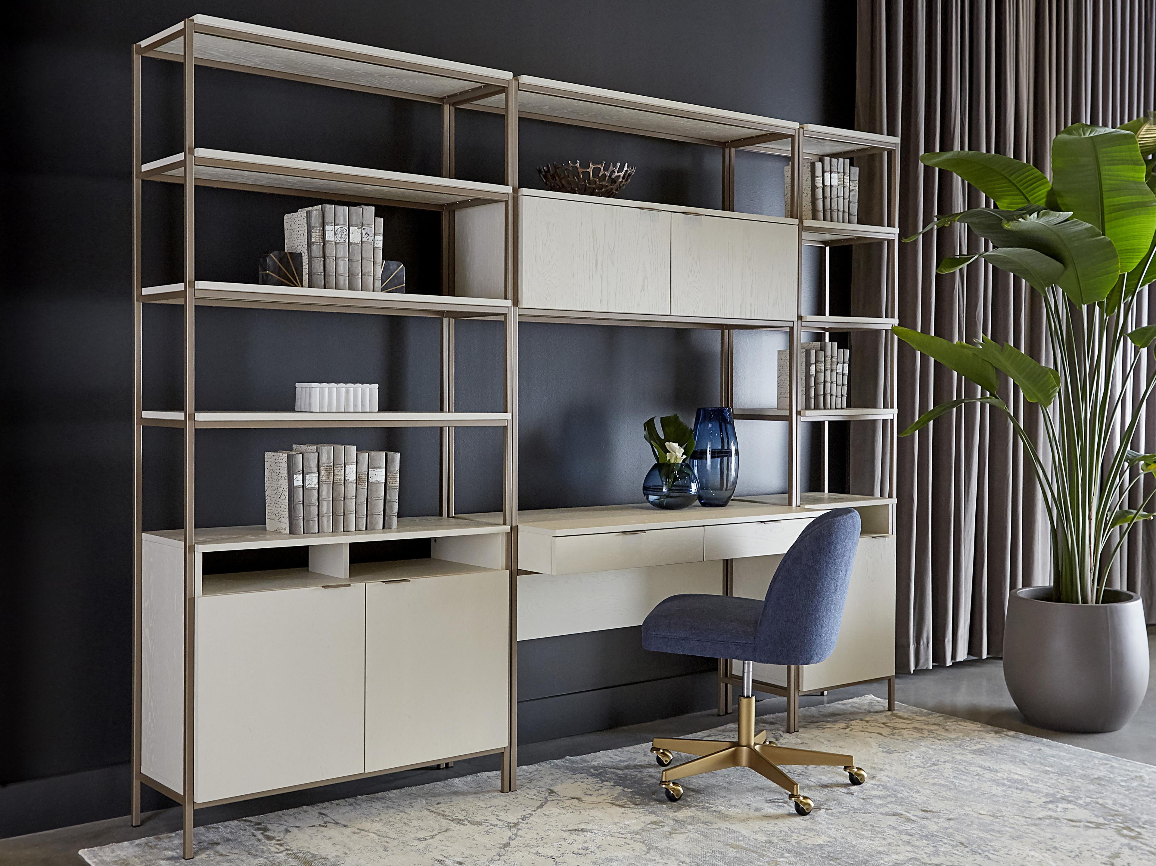 Sunpan Ambrose Cream Bookcase