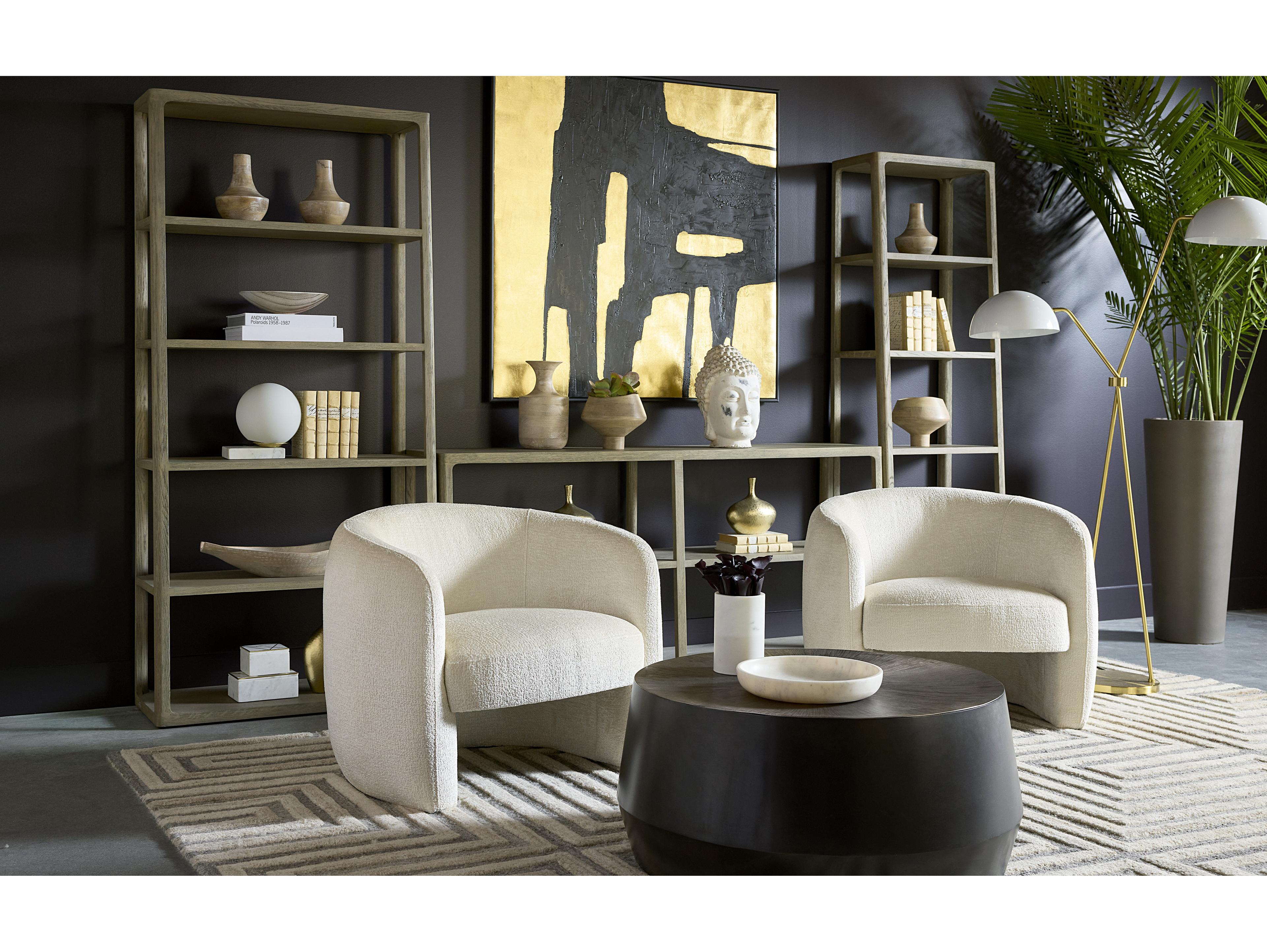 Sunpan Doncaster Grey Bookcase