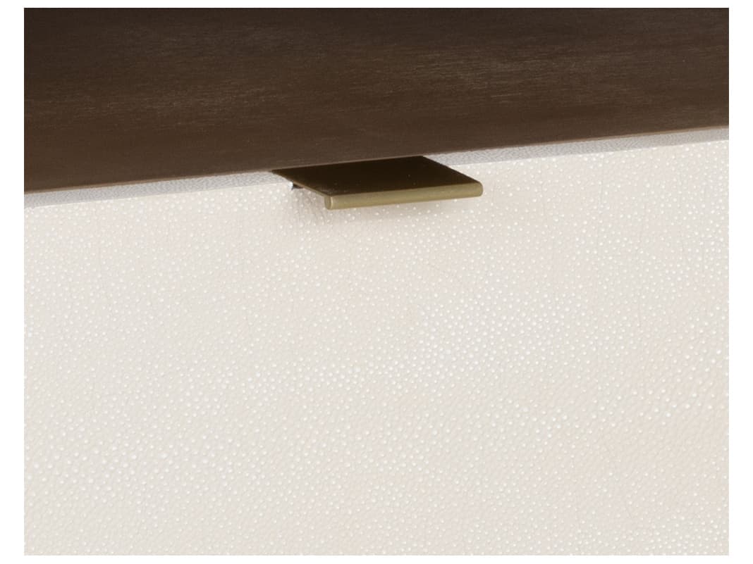 Sunpan Kayden 2-Drawers Beige Acacia Wood Nightstand