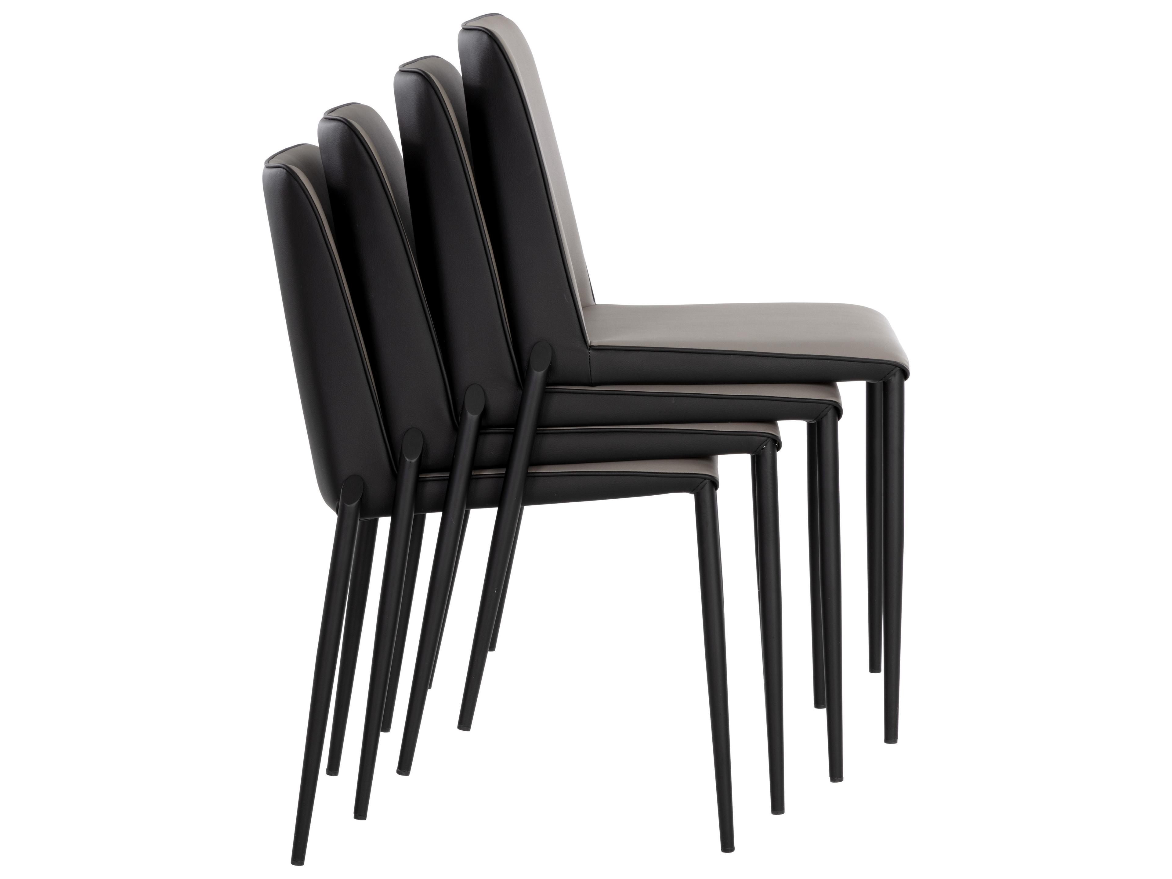 Sunpan Renee Dillon Stratus Faux Leather Side Dining Chair