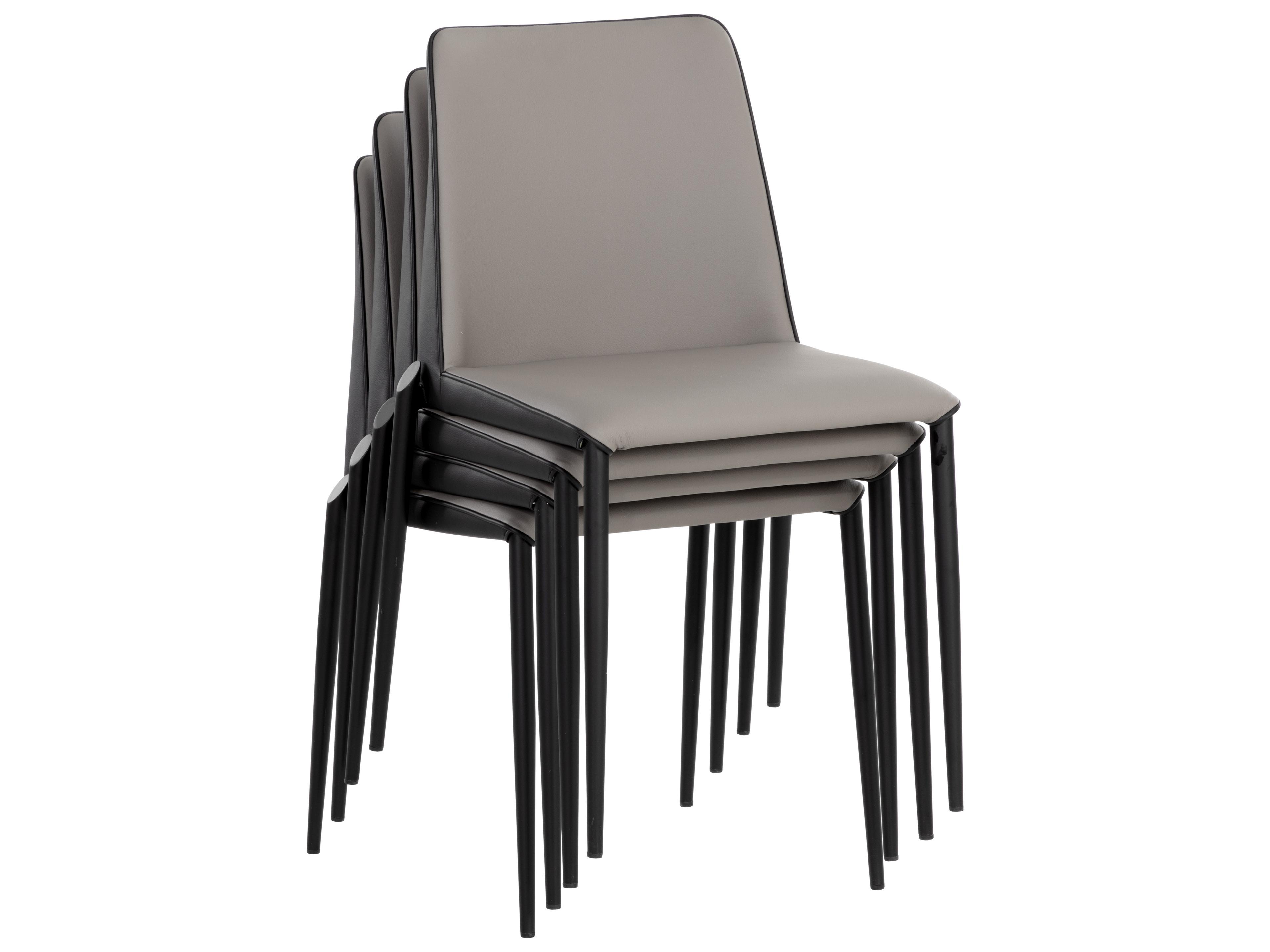 Sunpan Renee Dillon Stratus Faux Leather Side Dining Chair