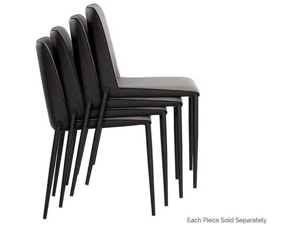 Sunpan Renee Dillon Stratus Faux Leather Side Dining Chair