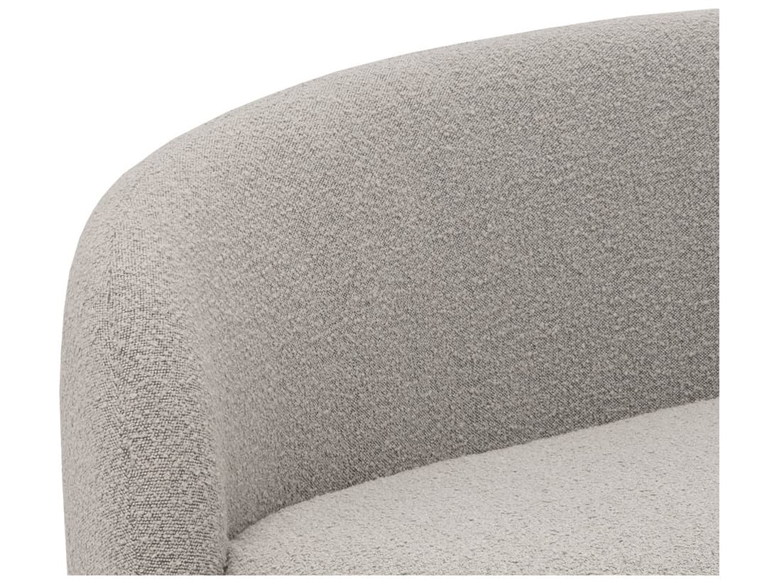 Sunpan Kendra Altro Cappuccino Gray Upholstered Sofa