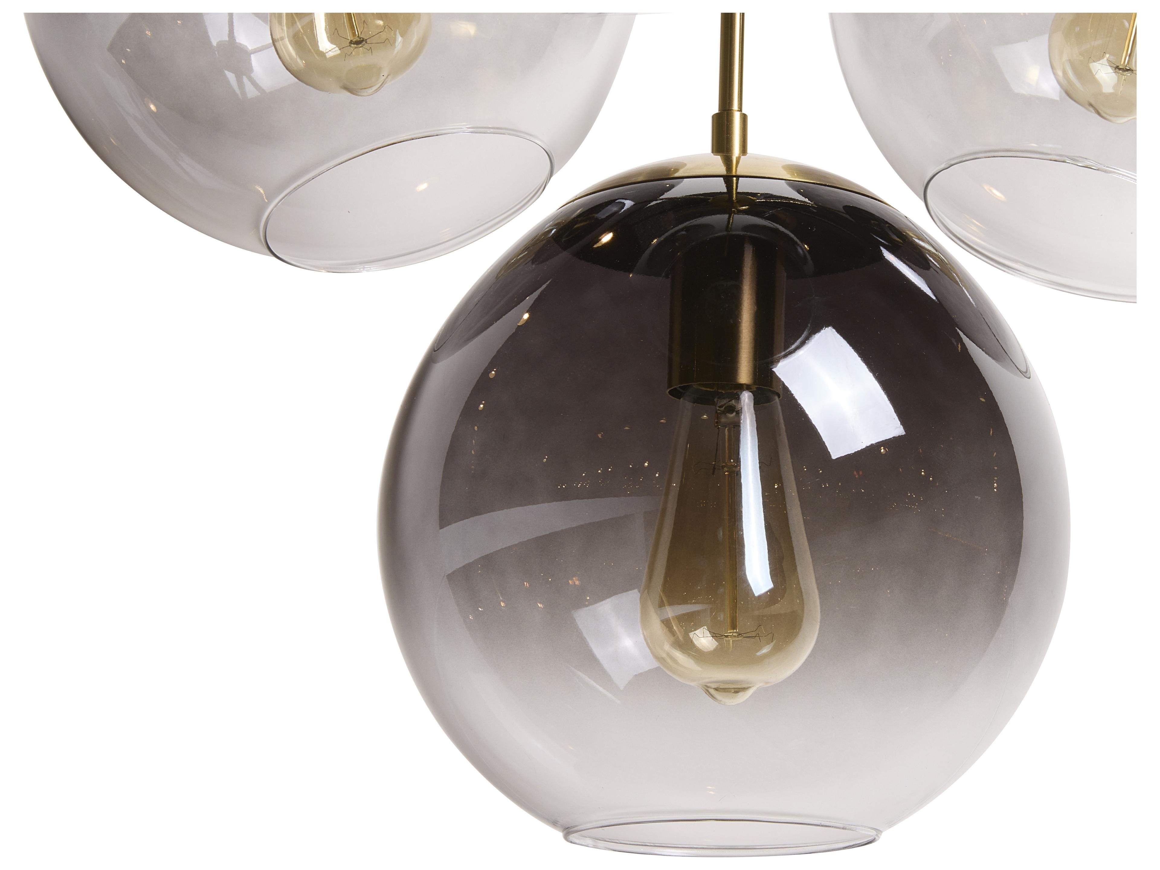 Sunpan Kamara 4-Light Brass Globe Pendant