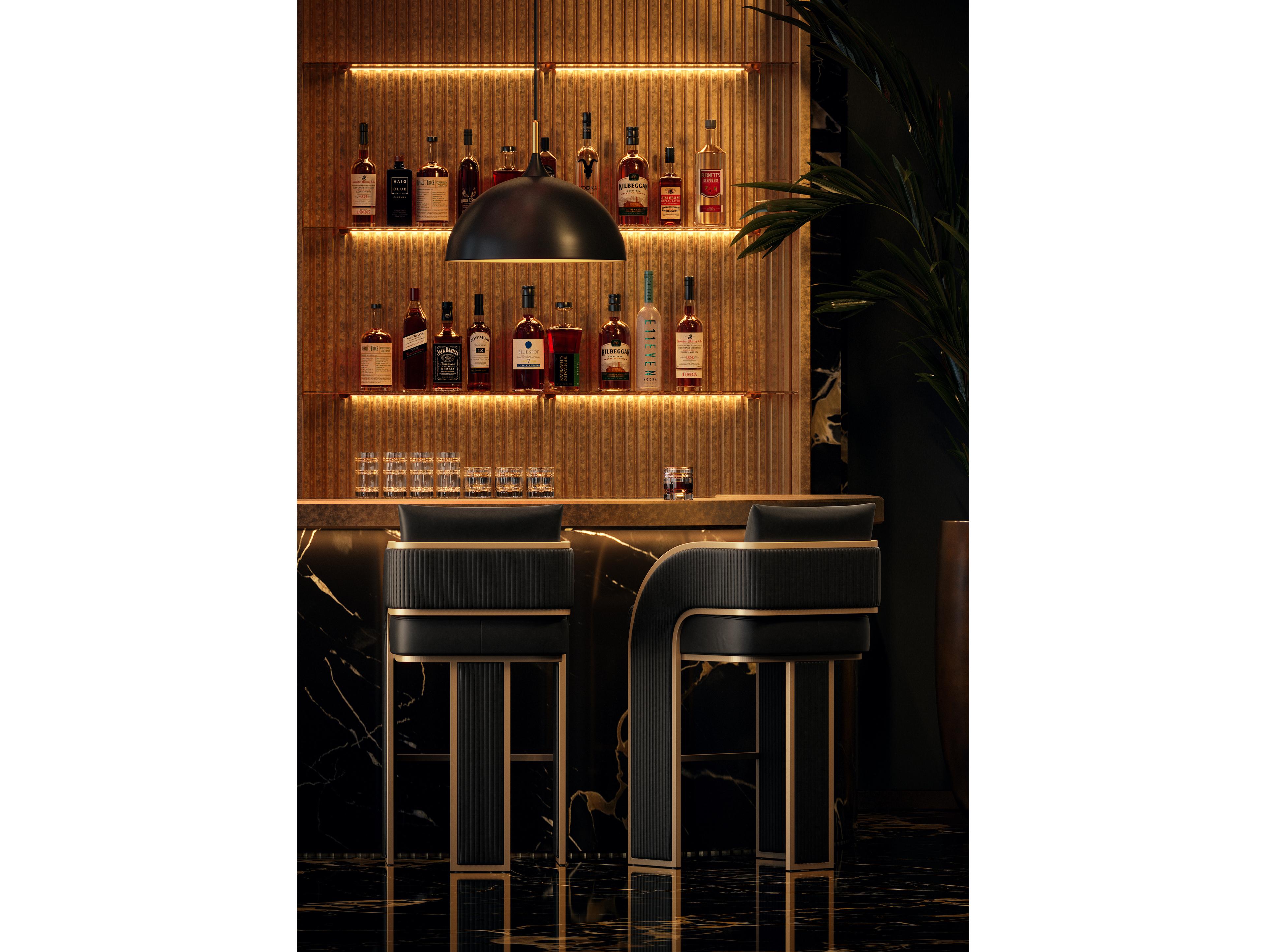 Sunpan Lohn 1-Light Matte Black Dome Pendant