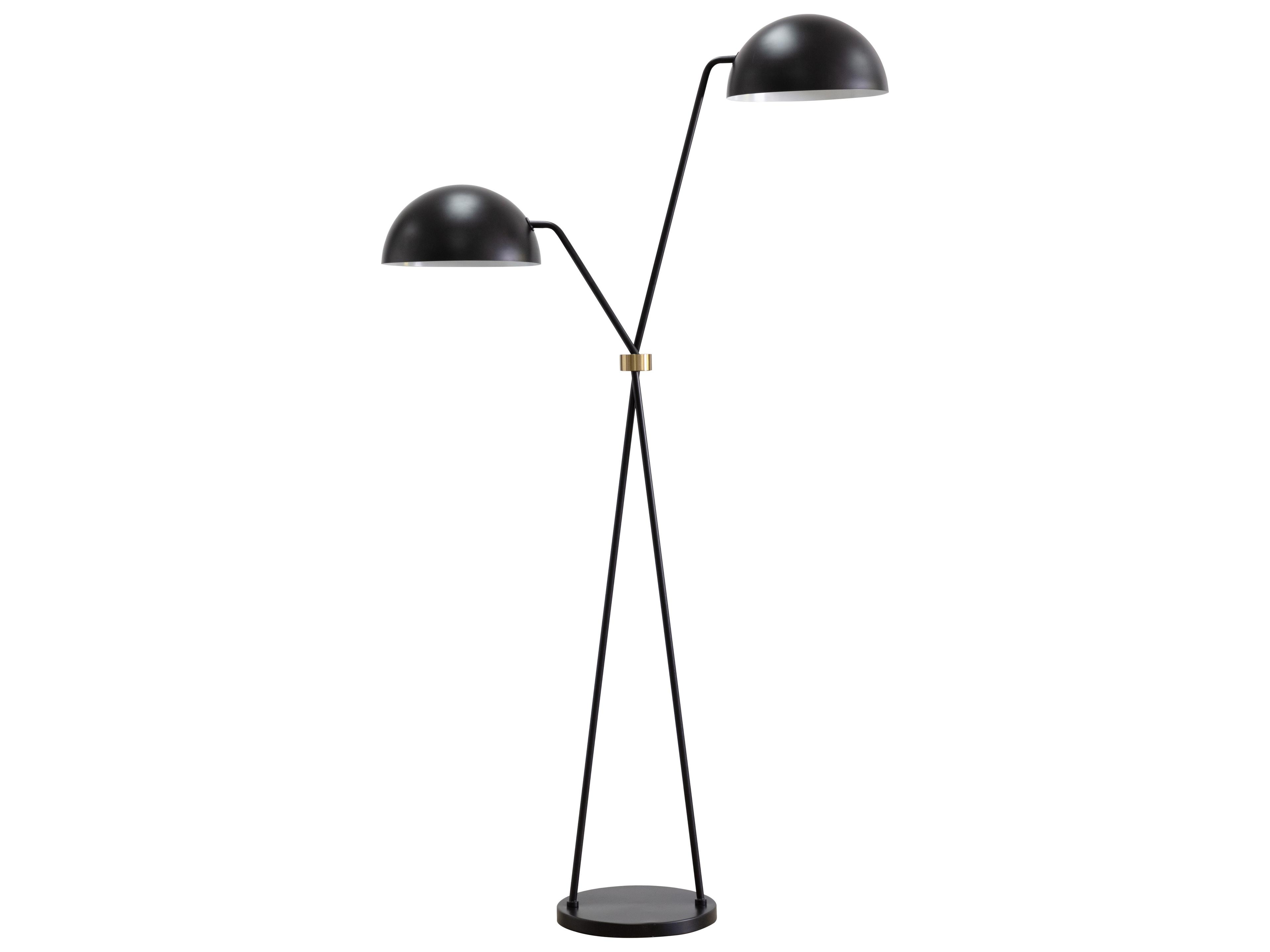 Sunpan Faven Black Floor Lamp