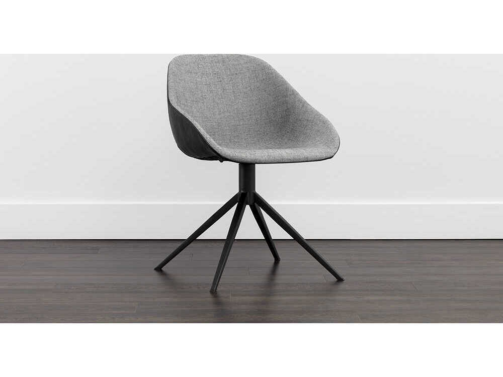 Sunpan Mccoy Green Upholstered Side Dining Chair