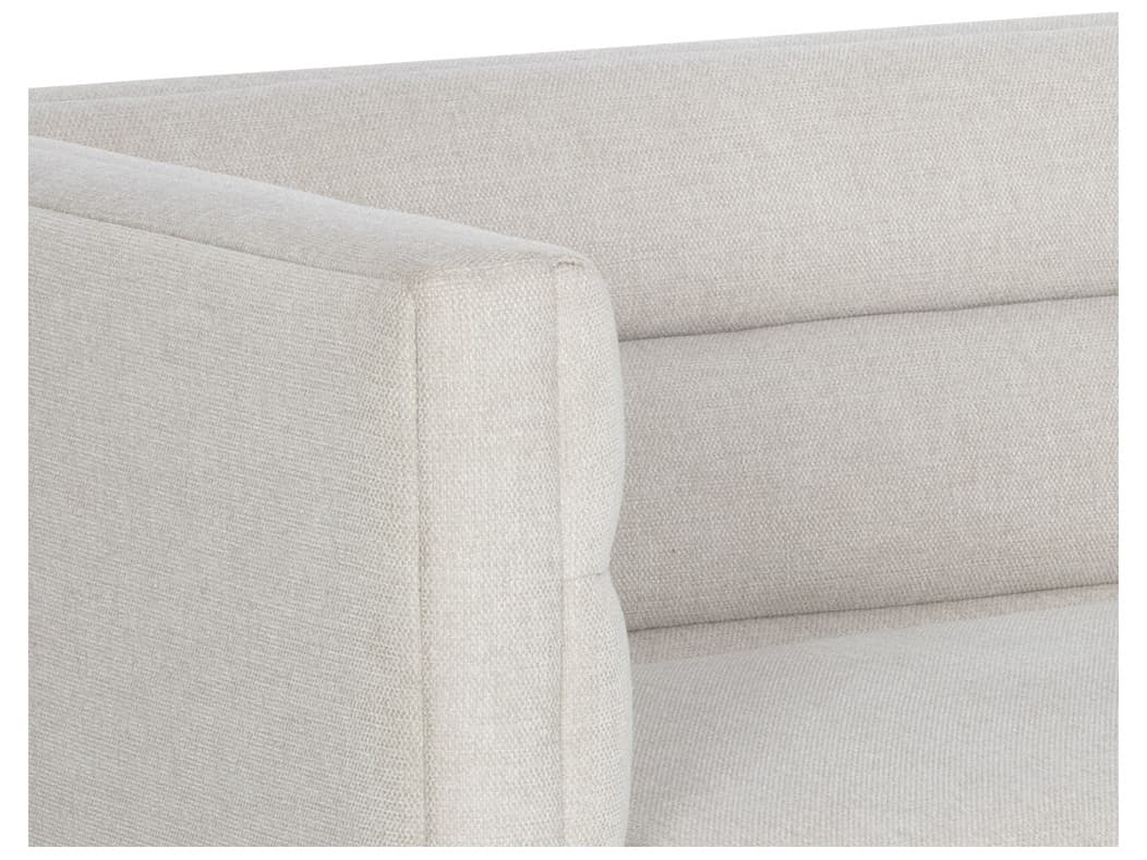 Sunpan Talbot Belfast Oatmeal White Upholstered Sofa