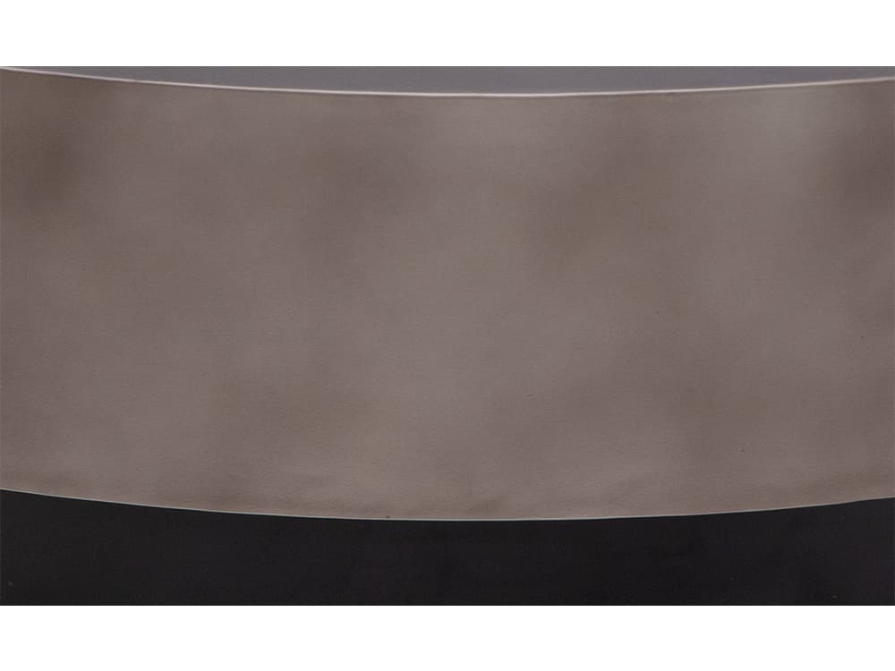 Sunpan Bernaby Round Gunmetal Black Coffee Table