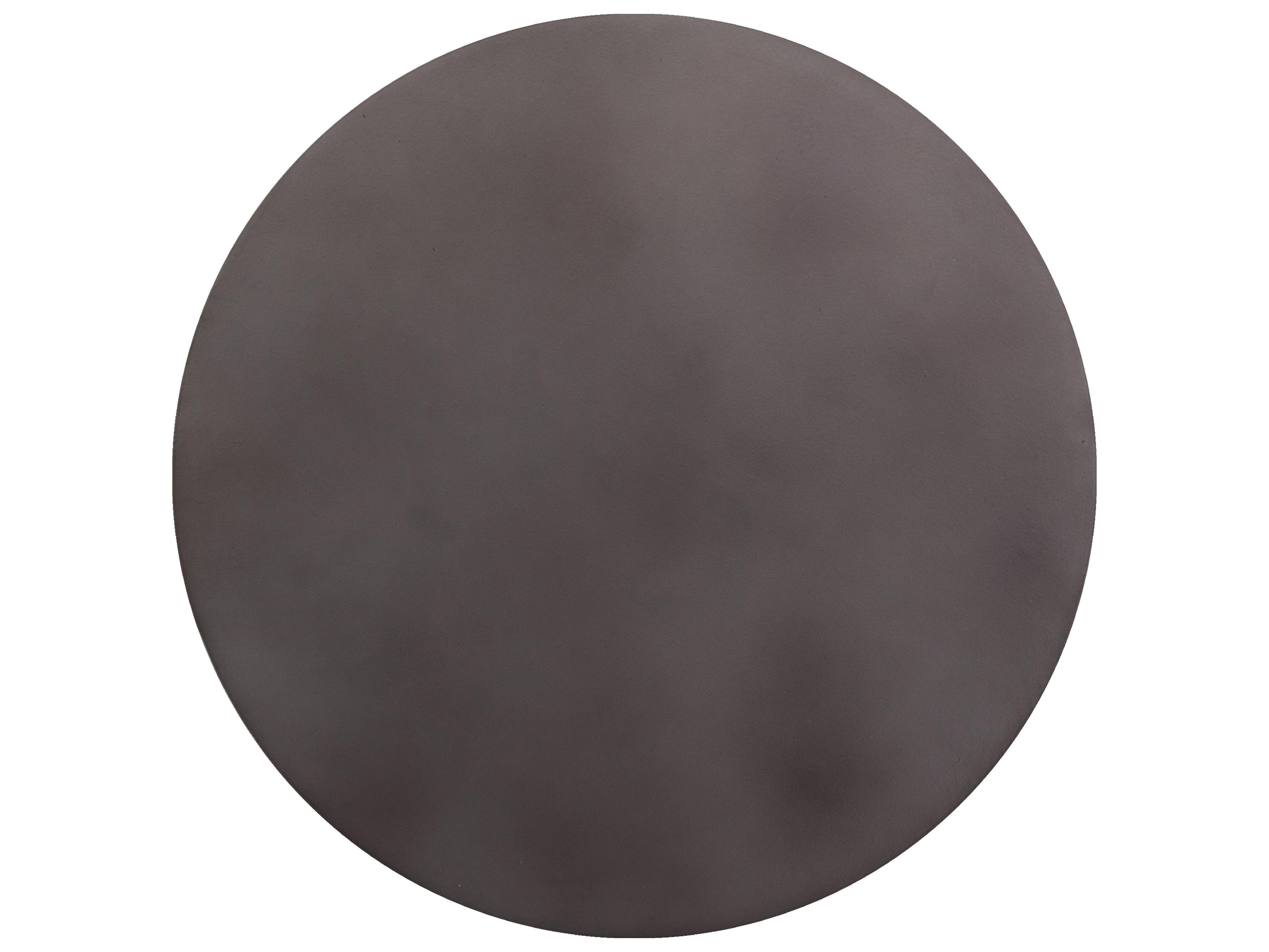 Sunpan Bernaby Round Gunmetal Black End Table