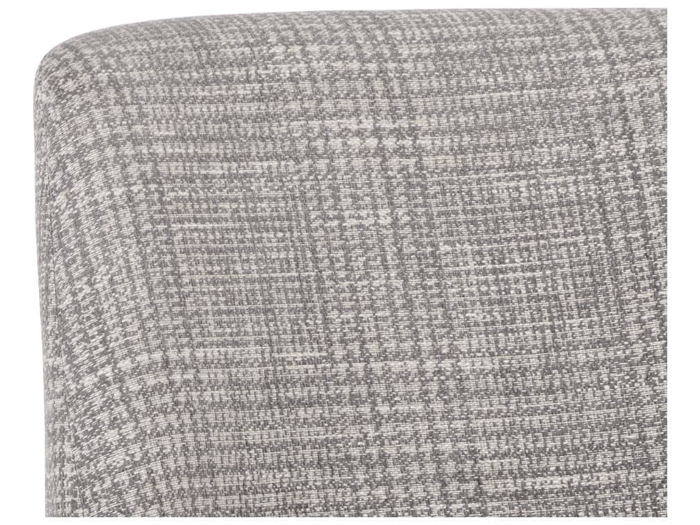 Sunpan Estrada Oak Wood Gray Upholstered Side Dining Chair